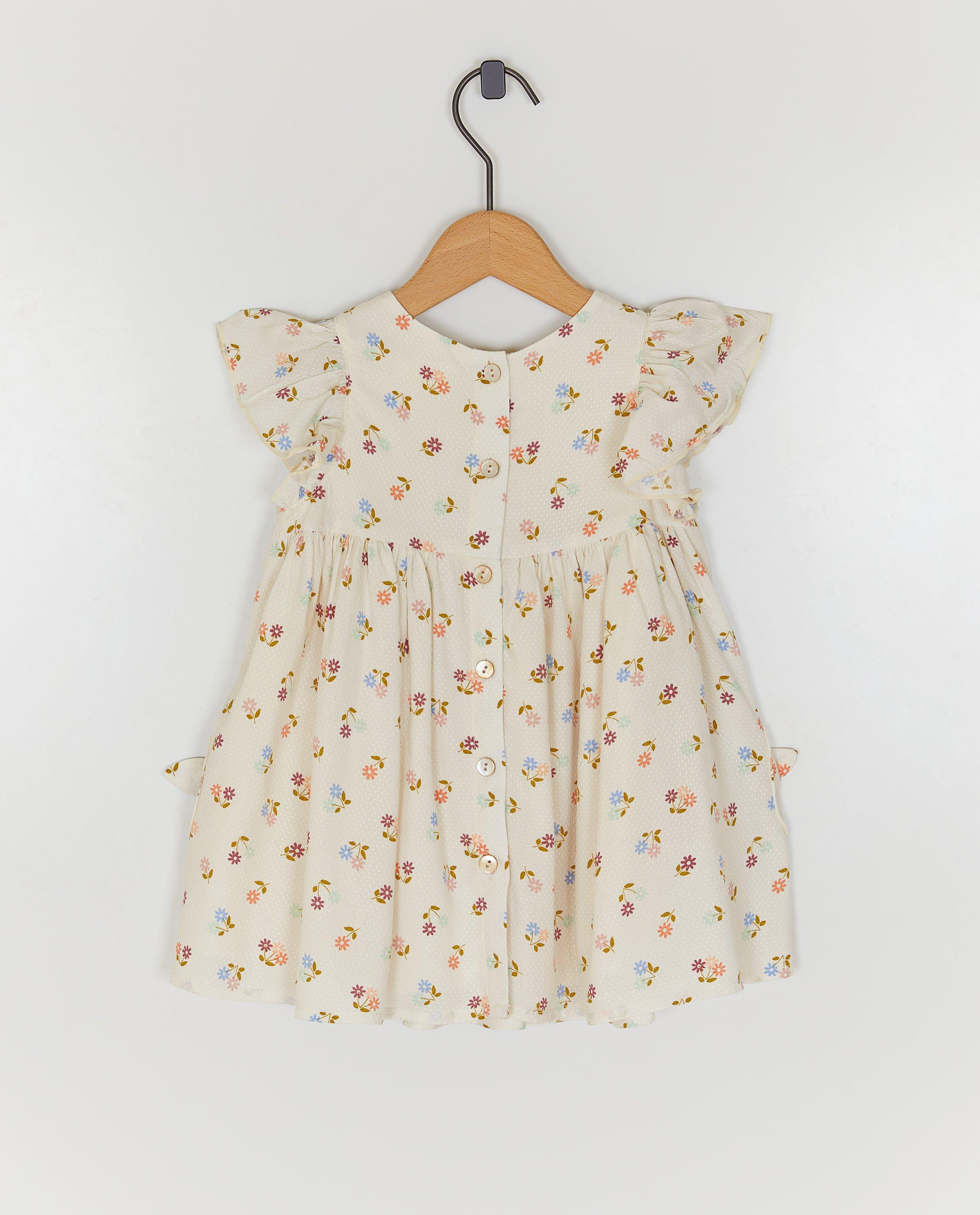 Robe &agrave; imprim&eacute; fleuri - D&eacute;tails du produit - blanc - image num&eacute;ro 2