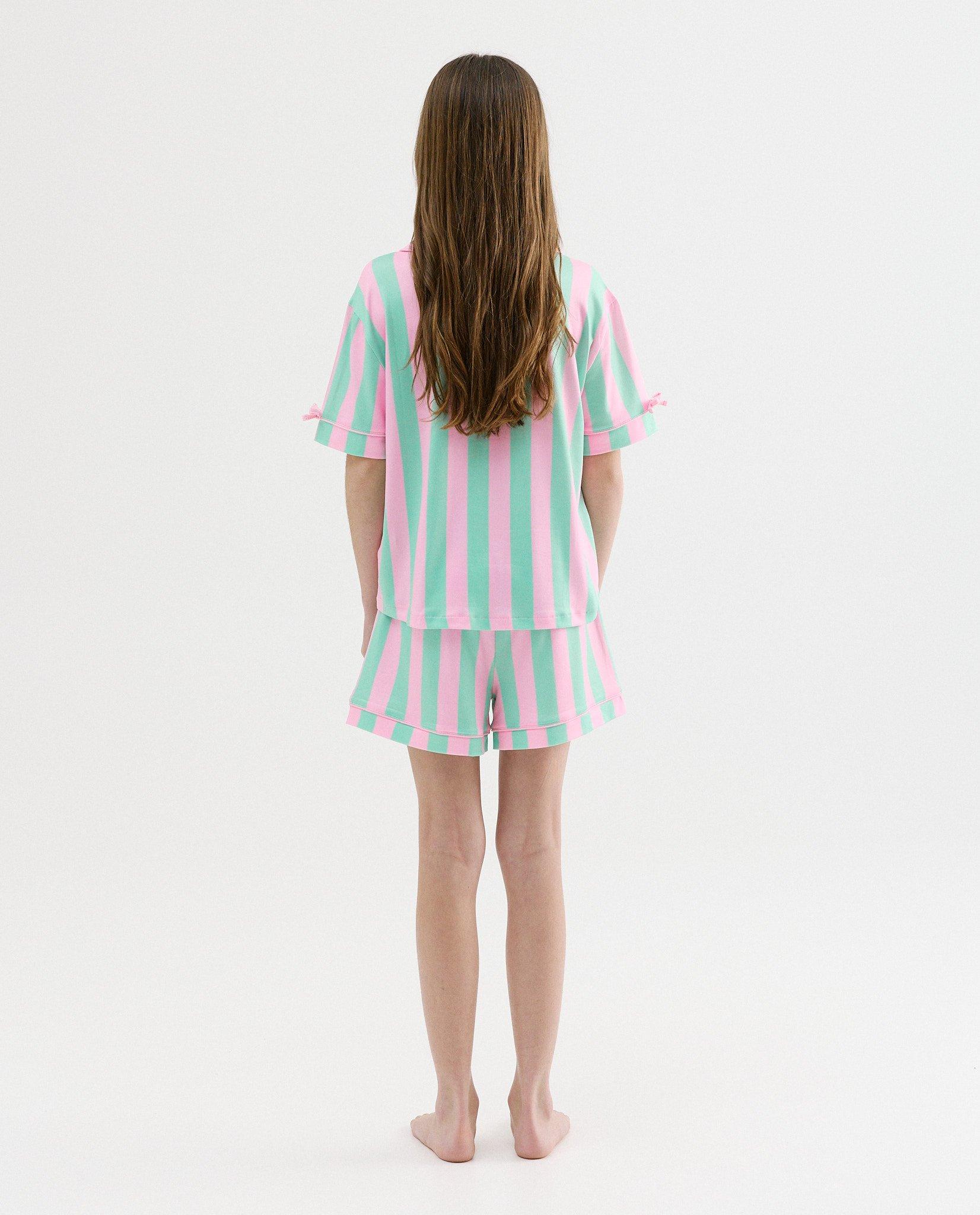 Pyjama met strepen - Product Detail - lichtgroen - afbeelding nummer 2
