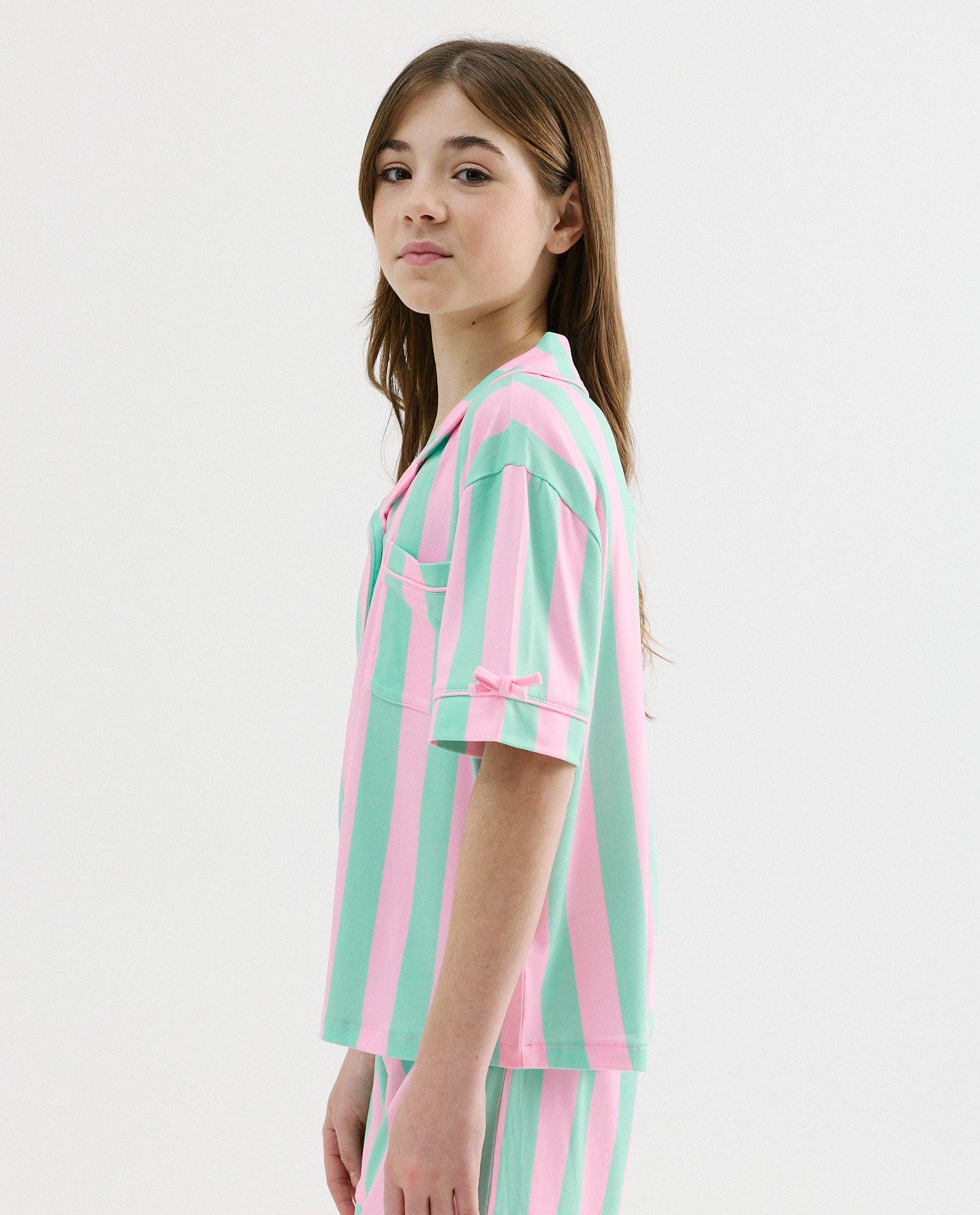 Pyjama met strepen - Product Detail - lichtgroen - afbeelding nummer 3