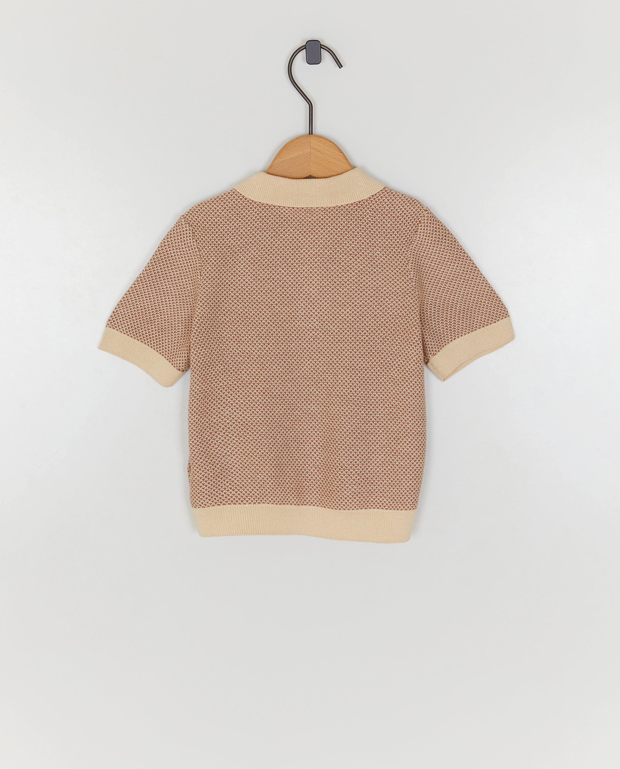 Polo met color block - Product Detail - paars - afbeelding nummer 2