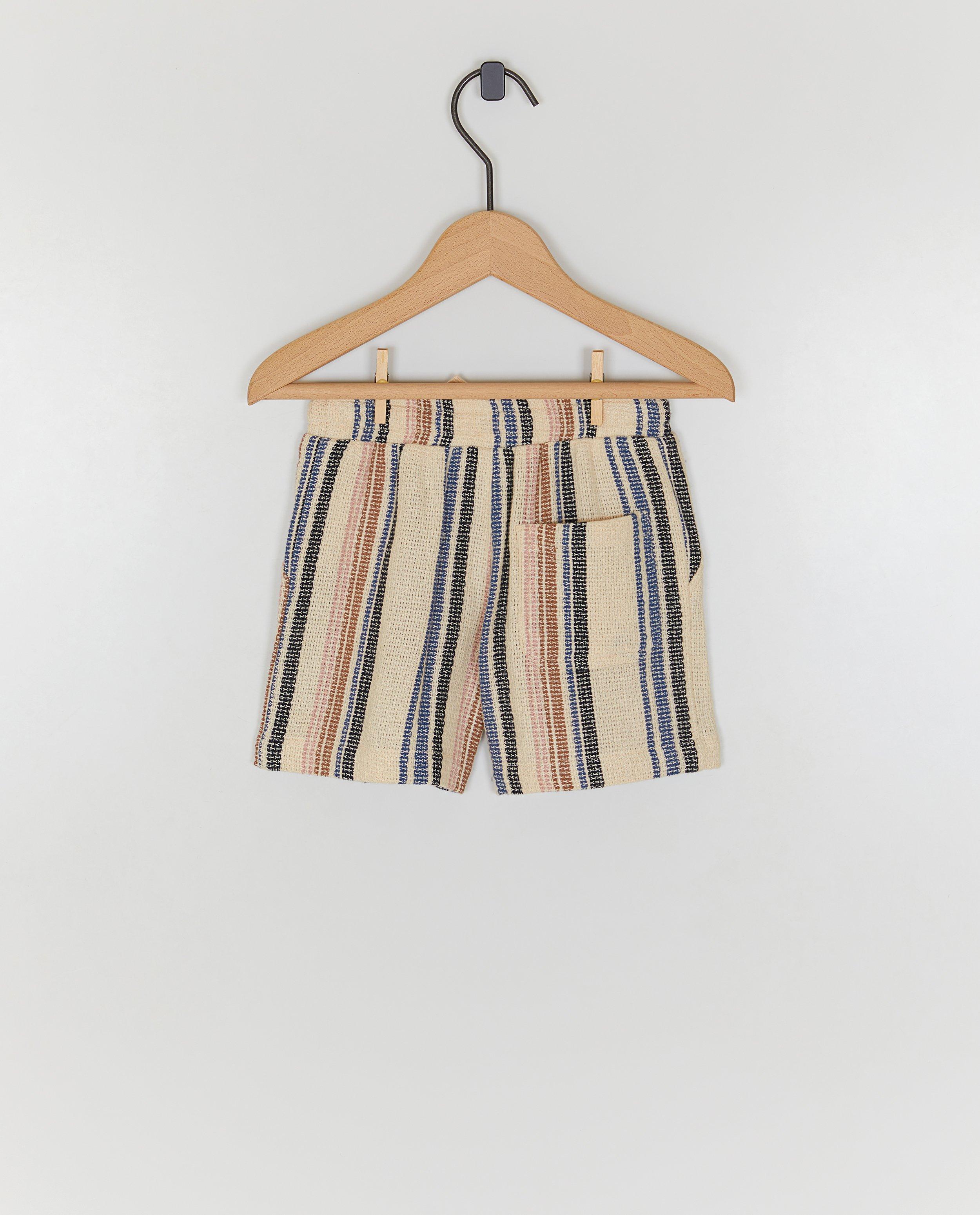 Short &agrave; rayures - D&eacute;tails du produit - bleu - image num&eacute;ro 2