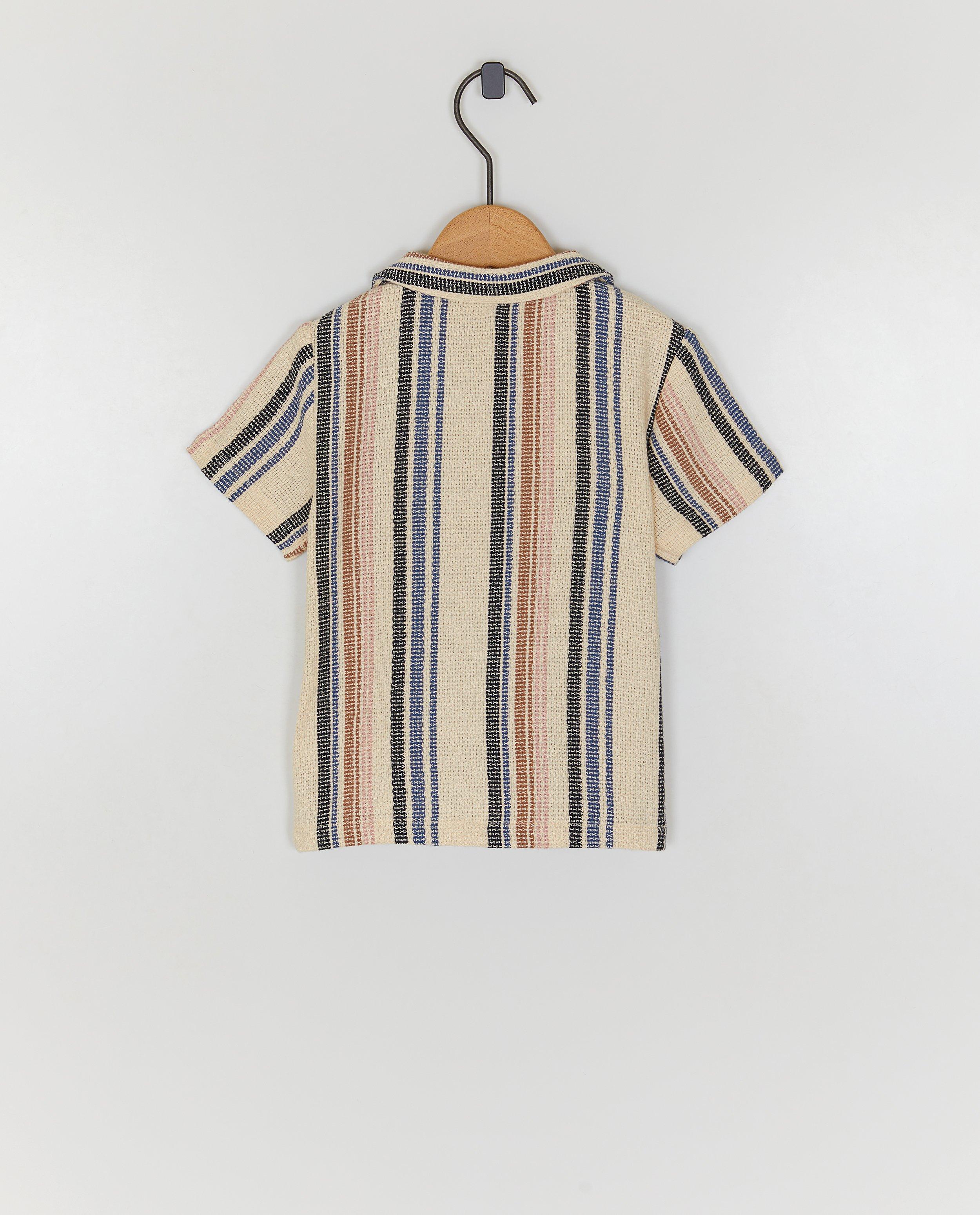 Hemd met textuur - Product Detail - blauw - afbeelding nummer 2