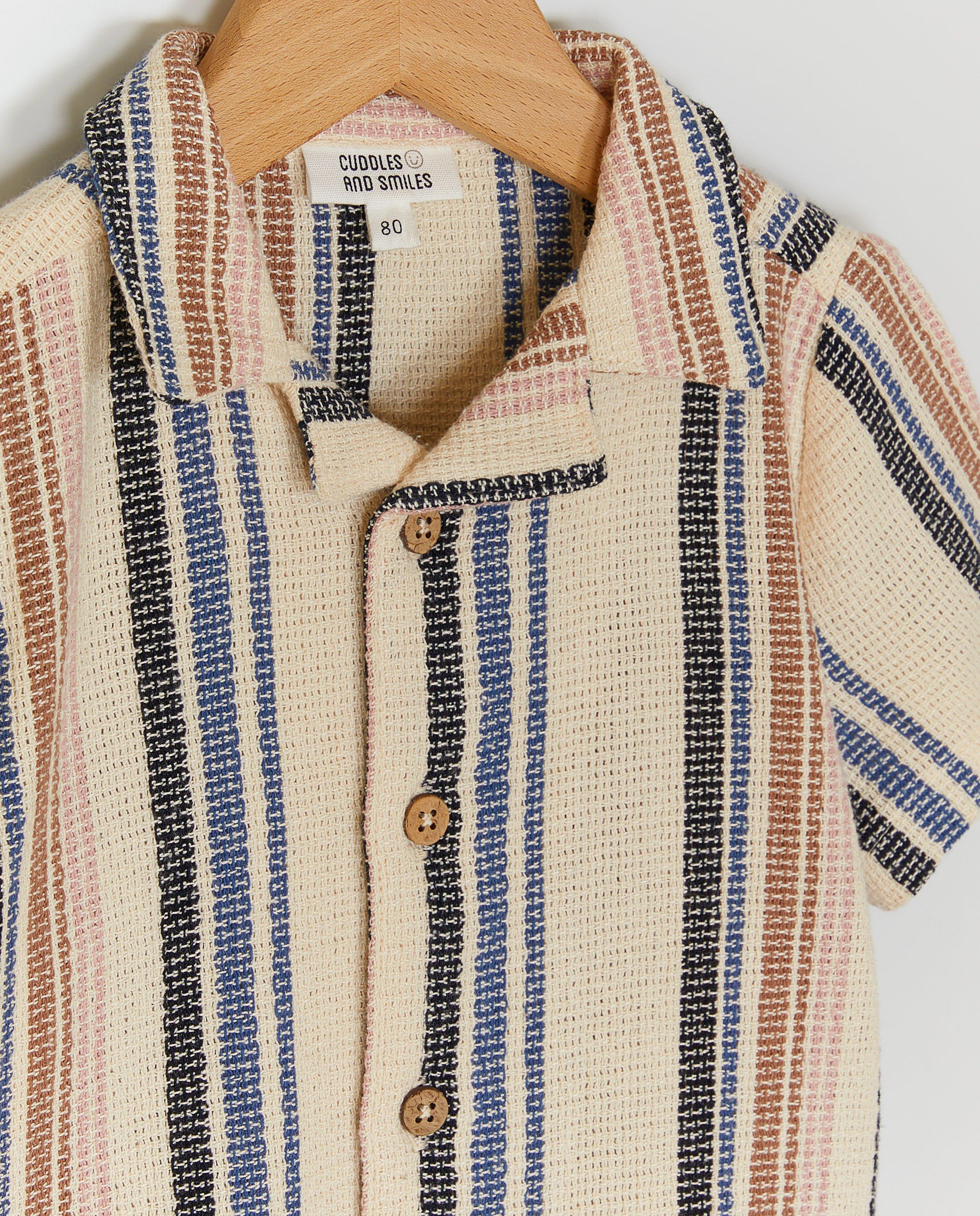 Hemd met textuur - Product Detail - blauw - afbeelding nummer 3