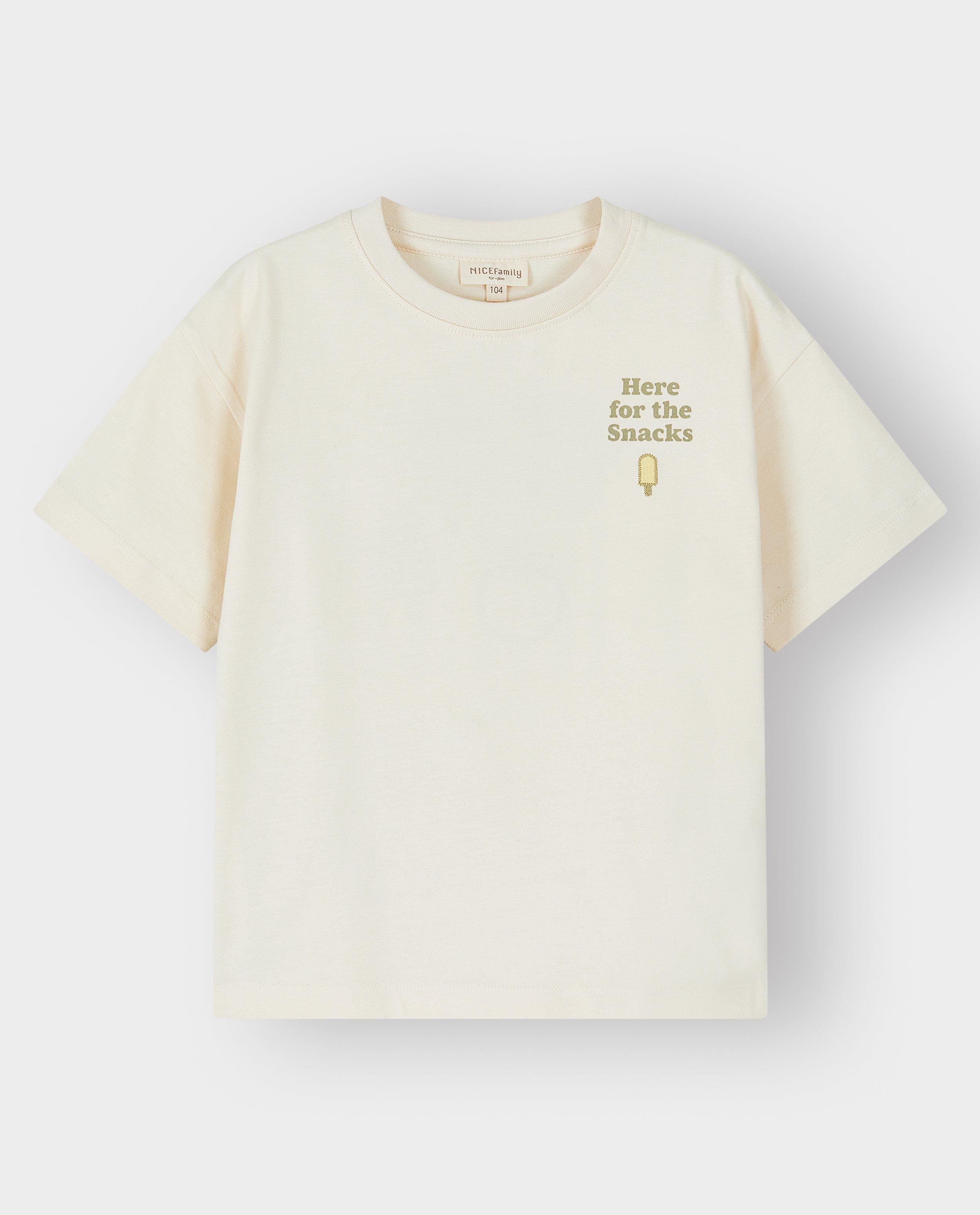 T-shirt met backprint, loose fit, unisex, 92-134 - Product Detail - wit - afbeelding nummer 1