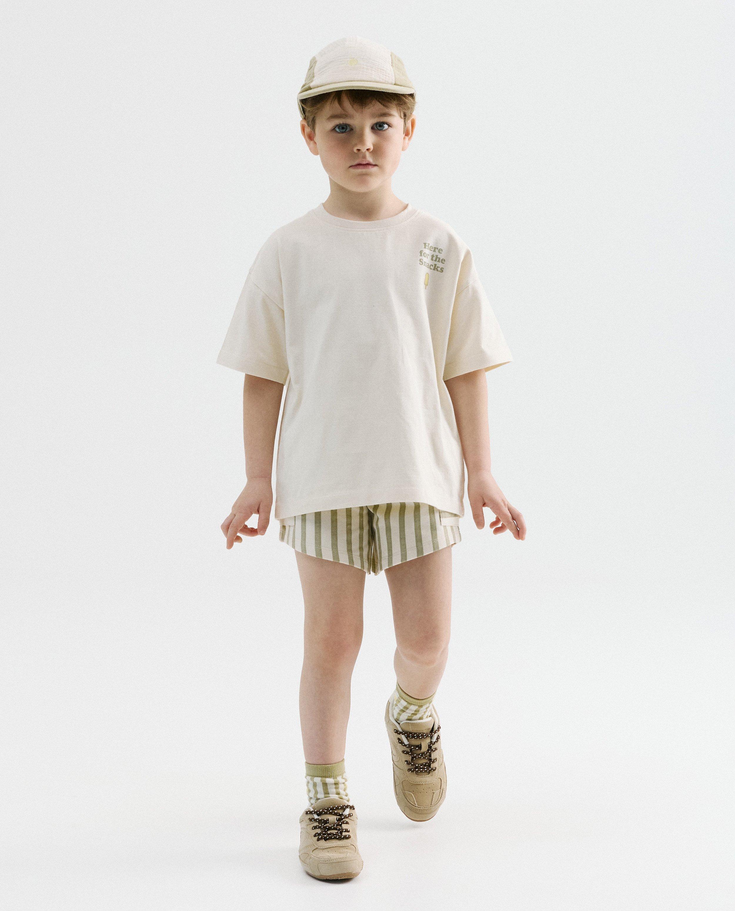 T-shirt met backprint, loose fit, unisex, 92-134 - Product Detail - wit - afbeelding nummer 3