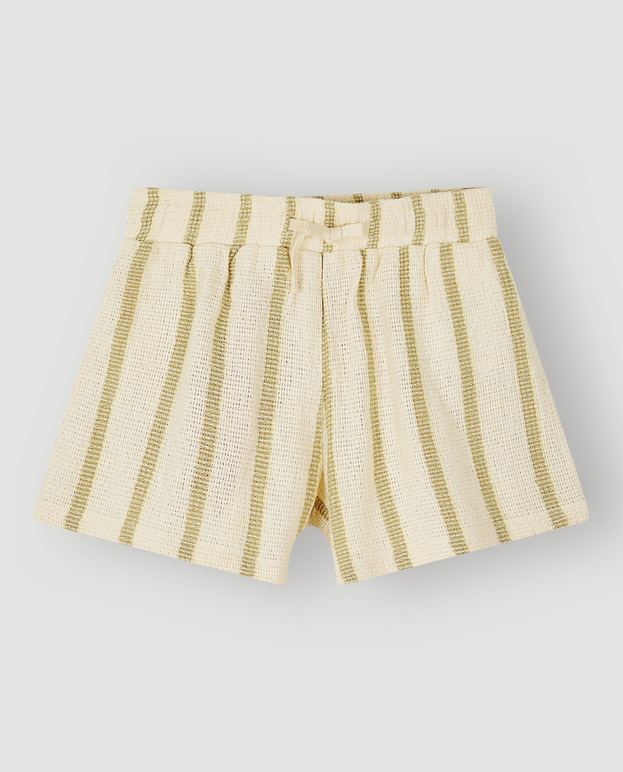 Short avec texture, 98-134 - D&eacute;tails du produit - blanc - image num&eacute;ro 6