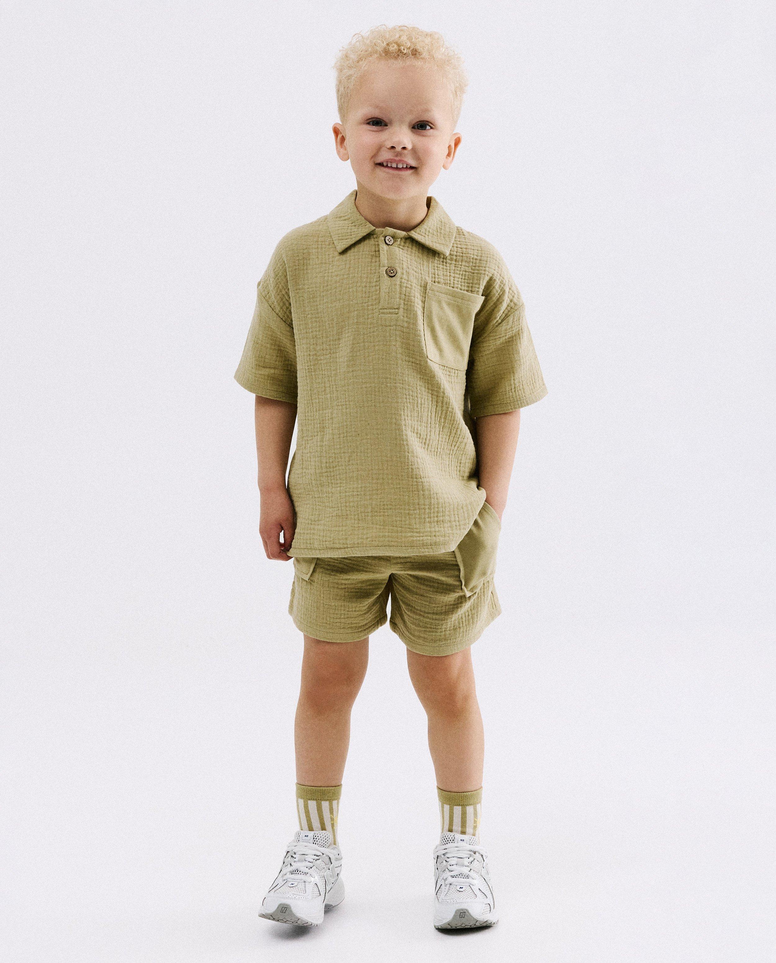 Short met tetra, baggy fit, 98-134