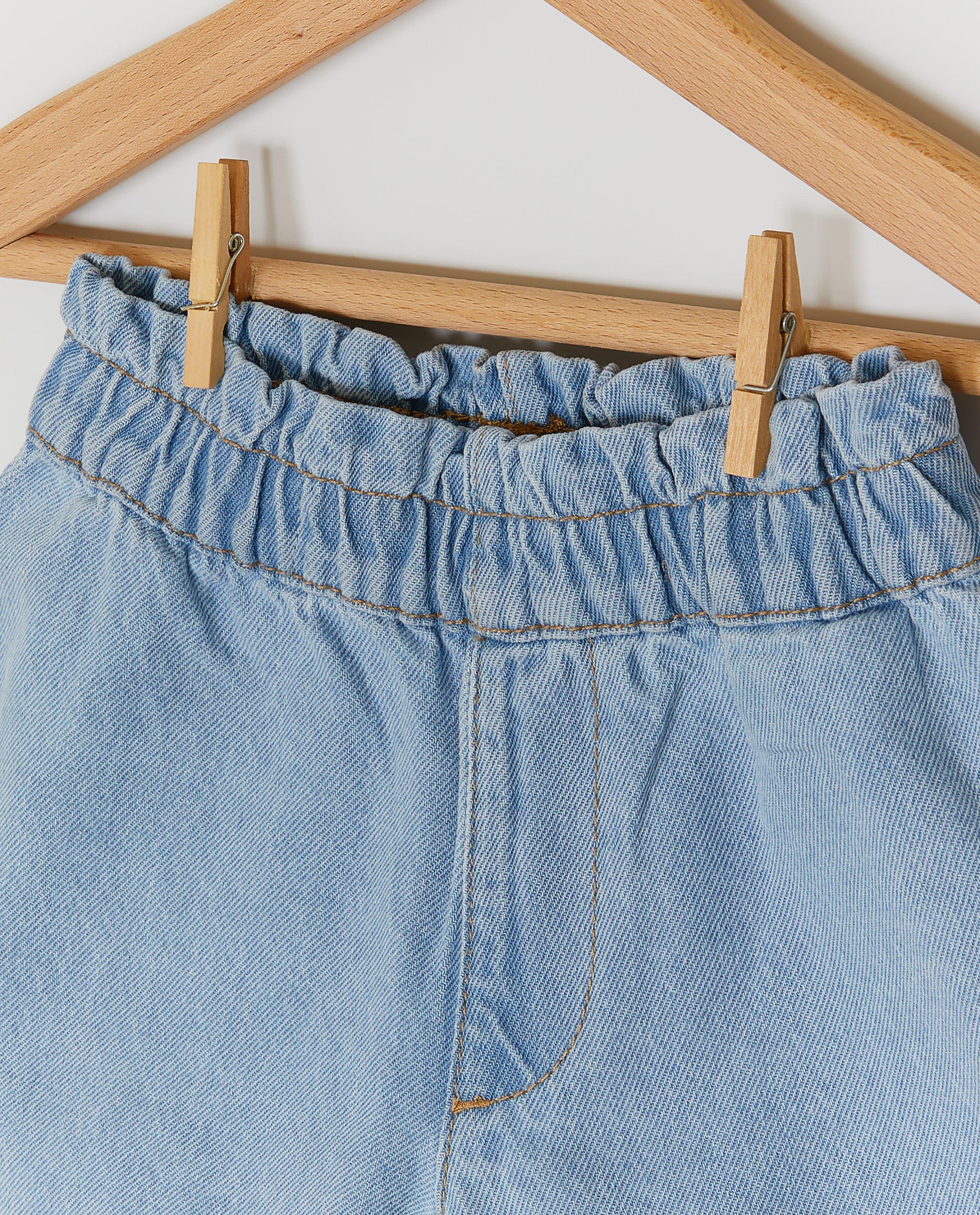 Lichtblauwe jeansshort - Product Detail - lichtblauw - afbeelding nummer 3