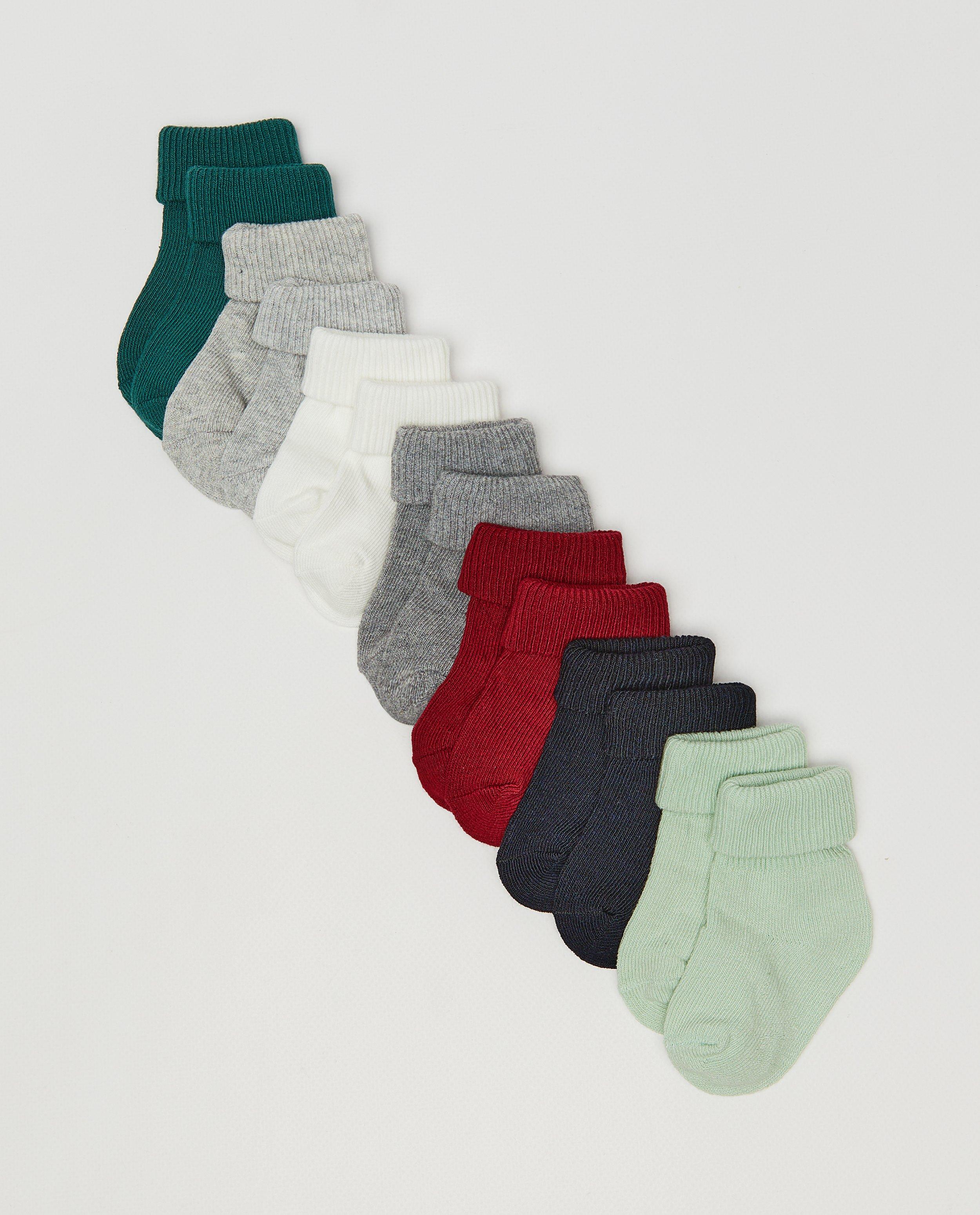 Set van 7 paar babykousen - Product Detail - khaki - afbeelding nummer 1