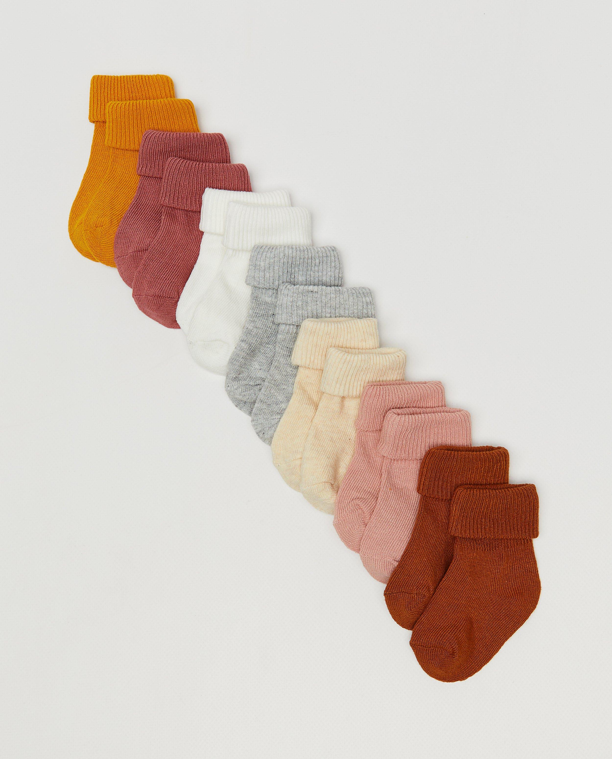 Set van 7 paar babykousen - Product Detail - roze - afbeelding nummer 1