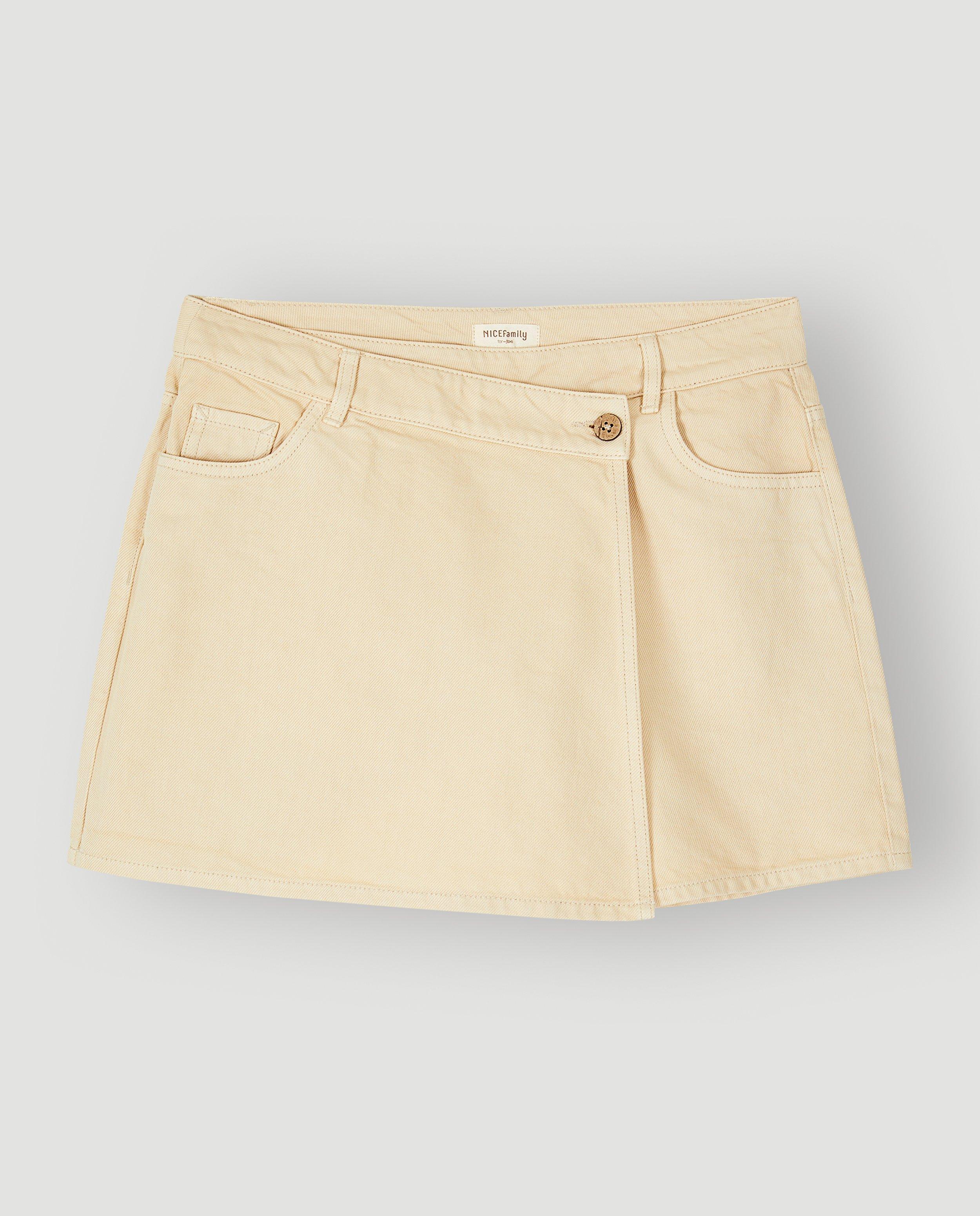 Beige skort, 34-46 - Product Detail - lichtbeige - afbeelding nummer 5