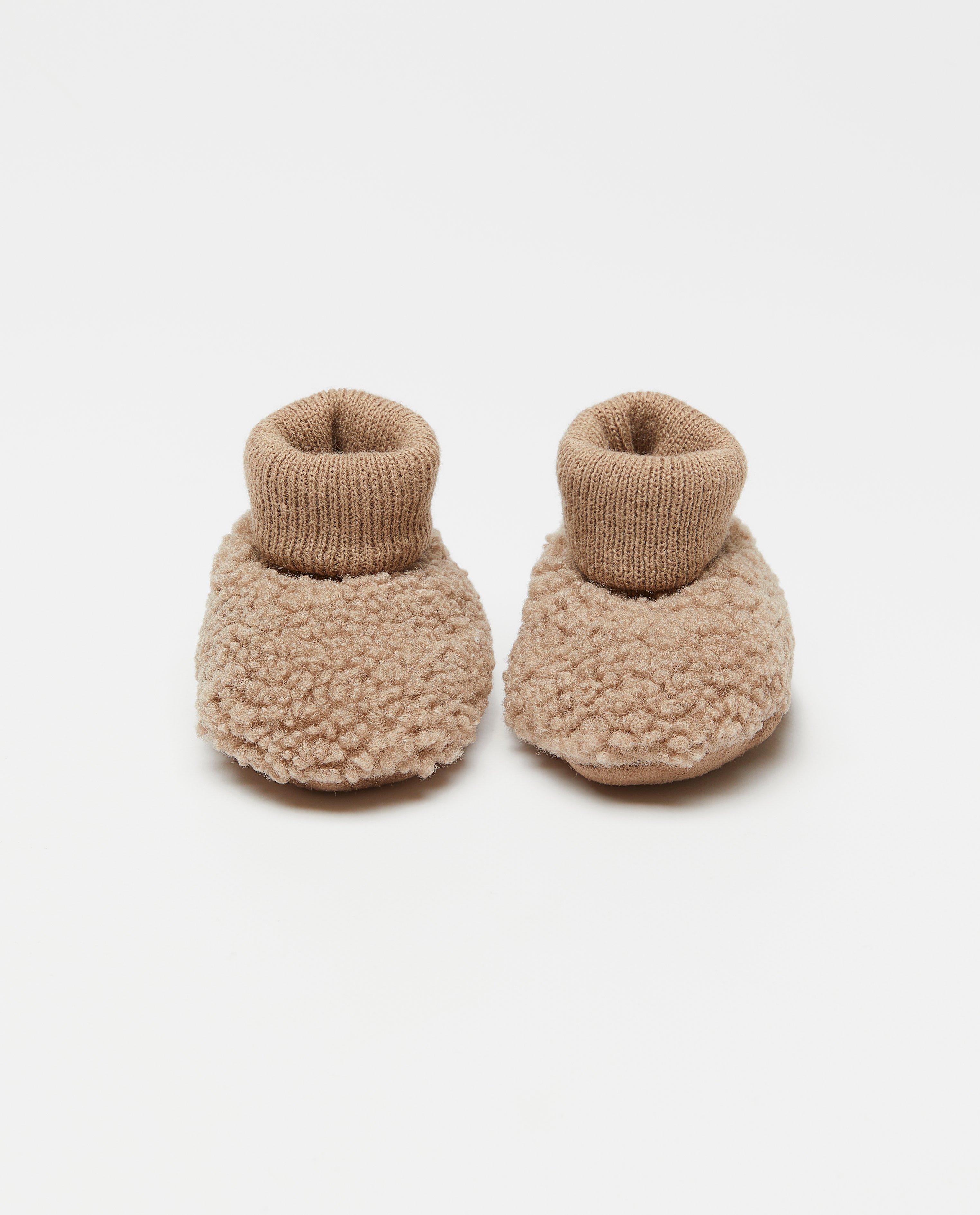 Babypantoffels met antislip - Product Detail - lichtbruin - afbeelding nummer 1