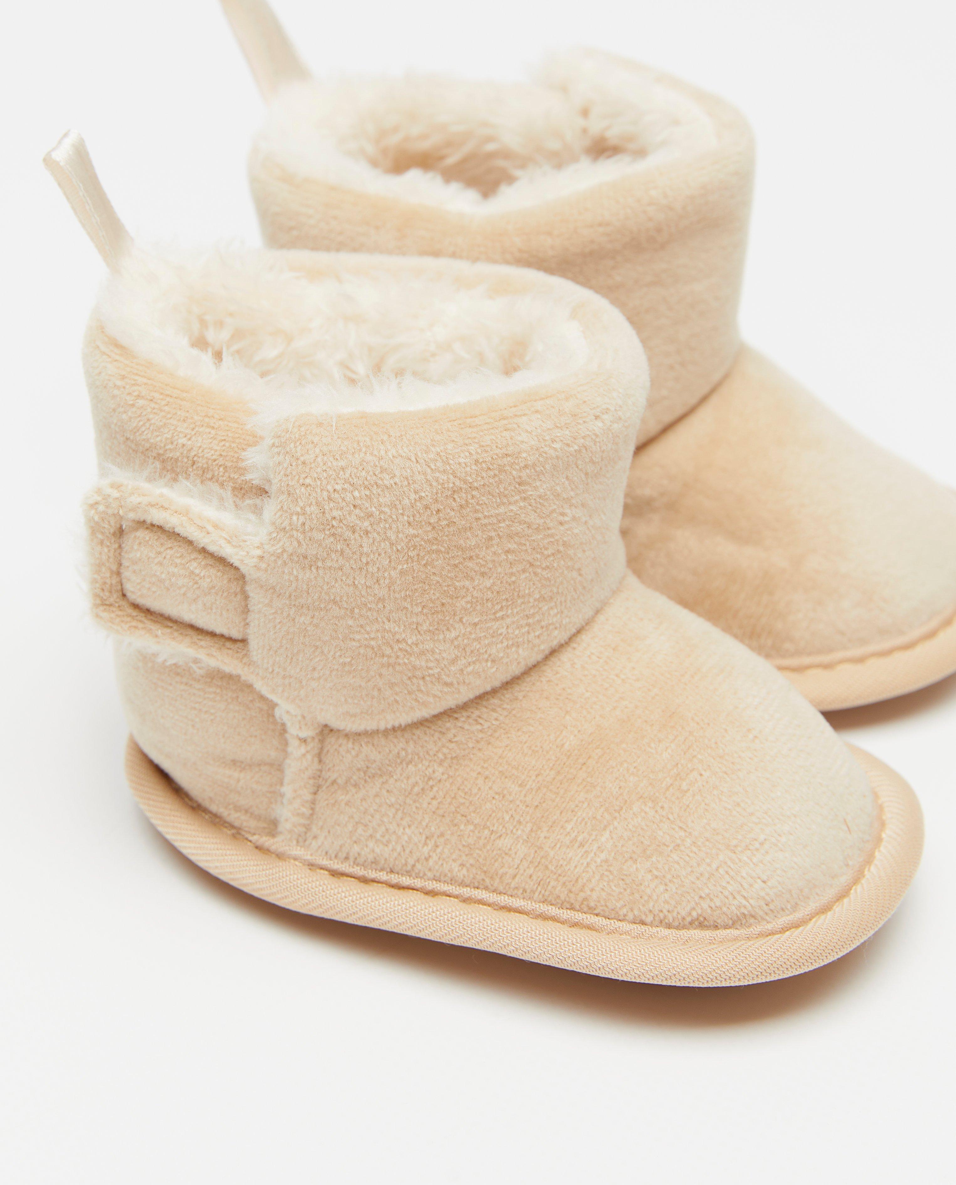 Babypantoffels met antislip - Product Detail - lichtbruin - afbeelding nummer 2