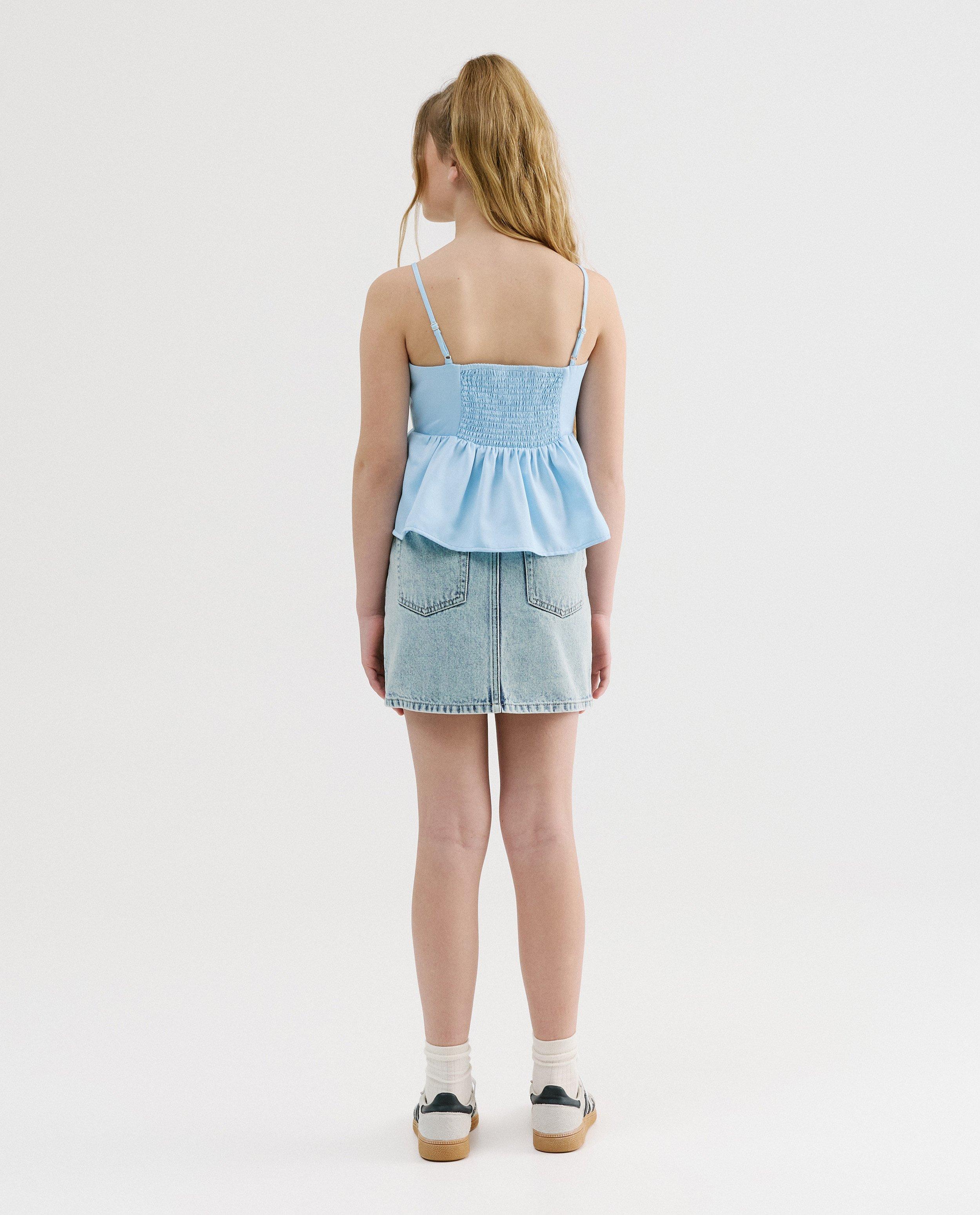 Hemden - Satijnen top met strikjes