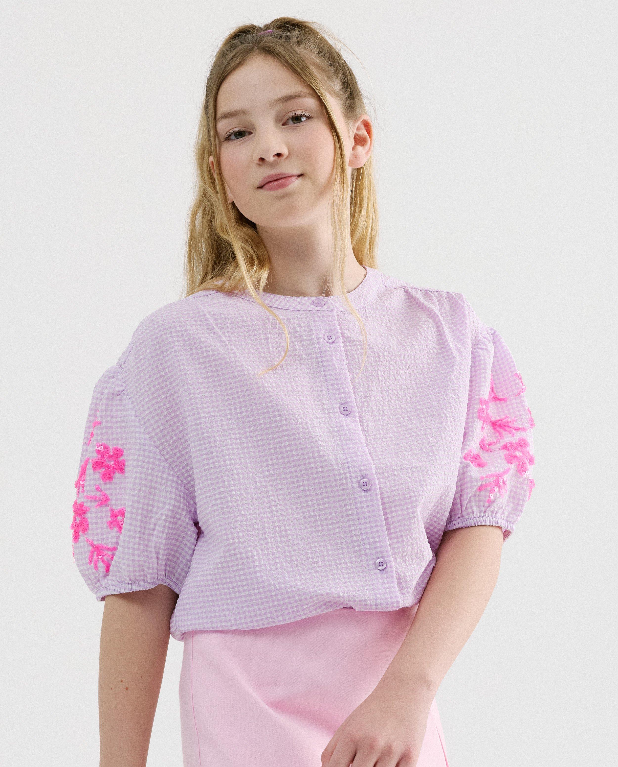 Blouse met pailletten