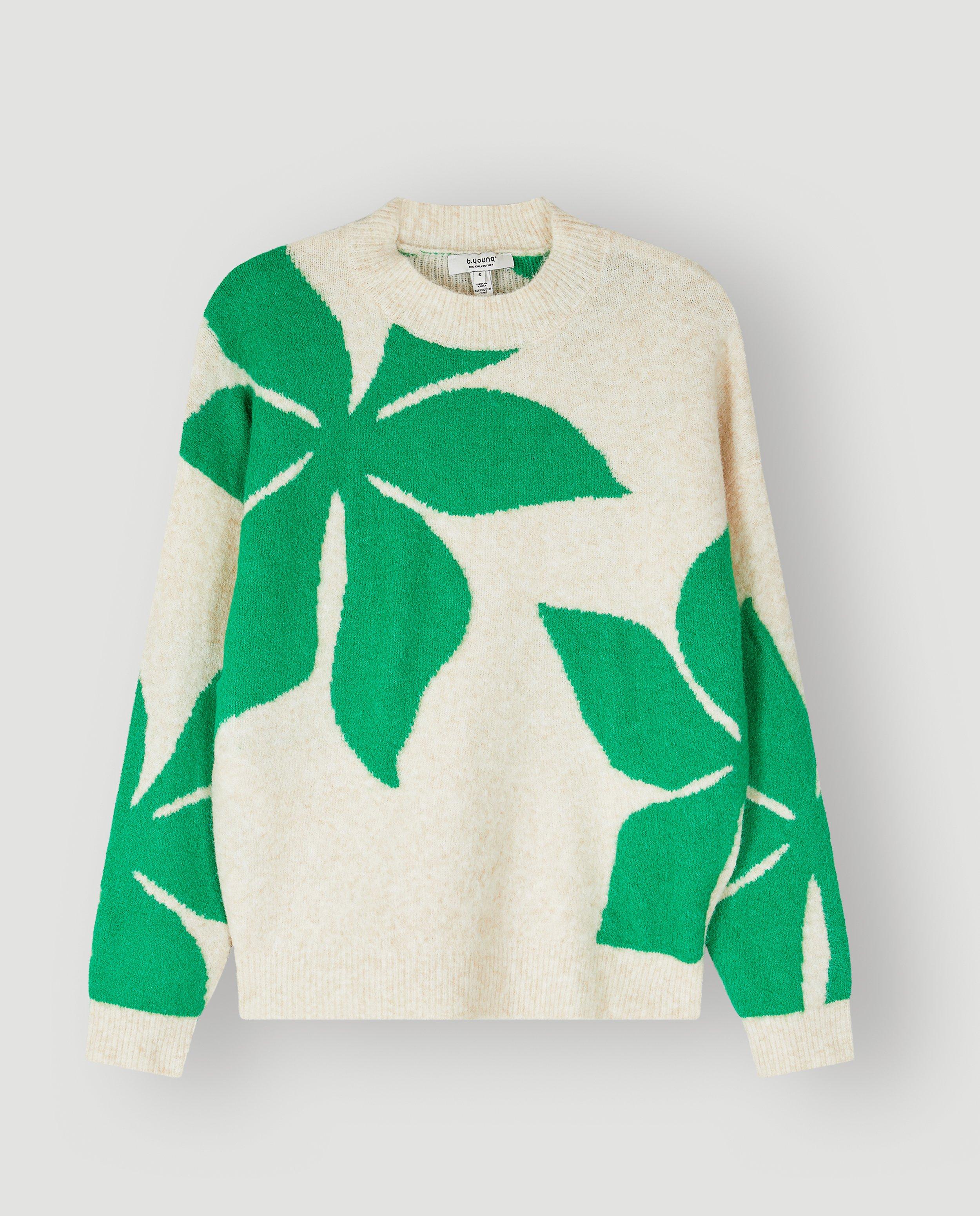 Trui met bloemenpatroon - Product Detail - khaki - afbeelding nummer 4