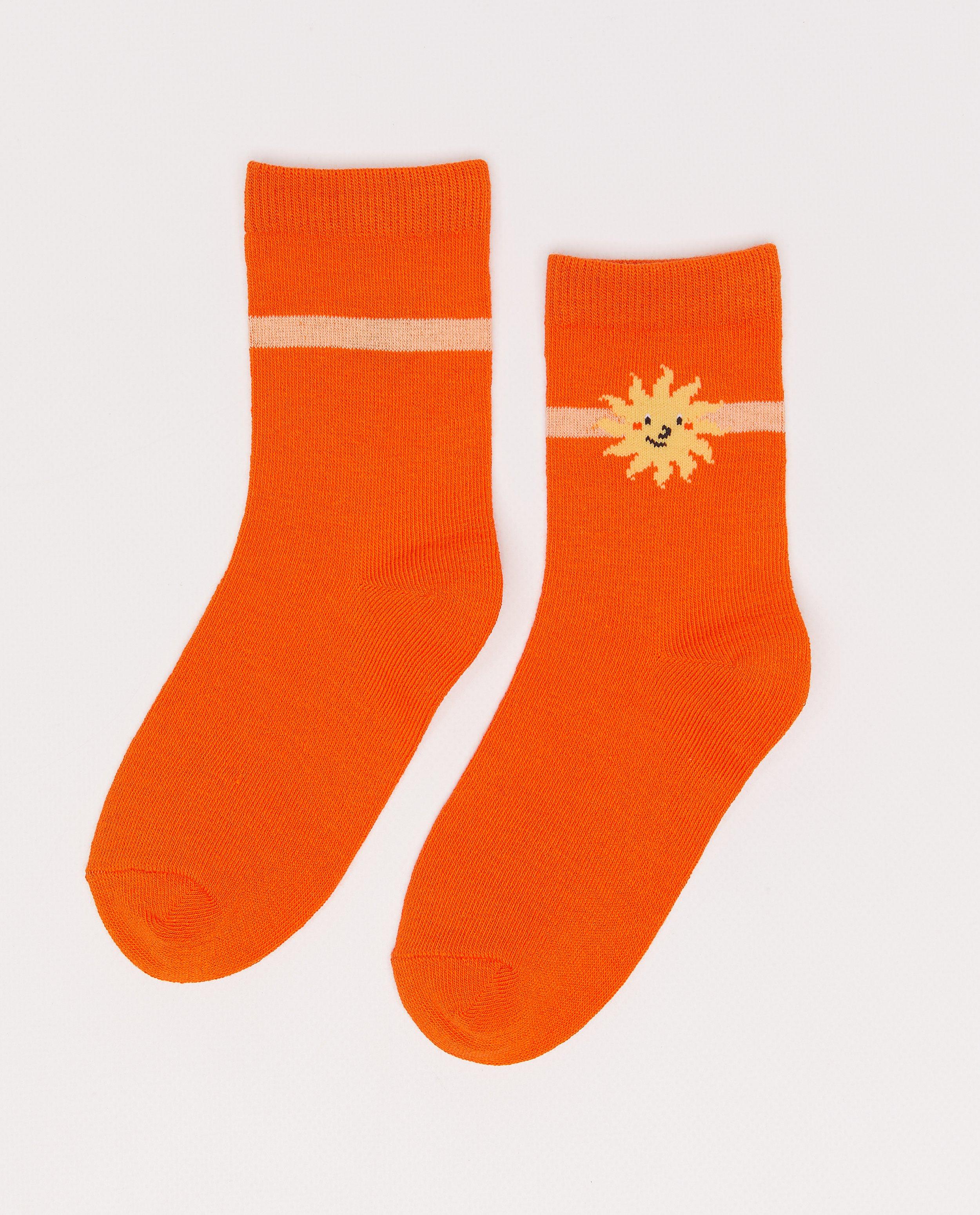 Chaussettes - Chaussettes avec soleils brod&eacute;s