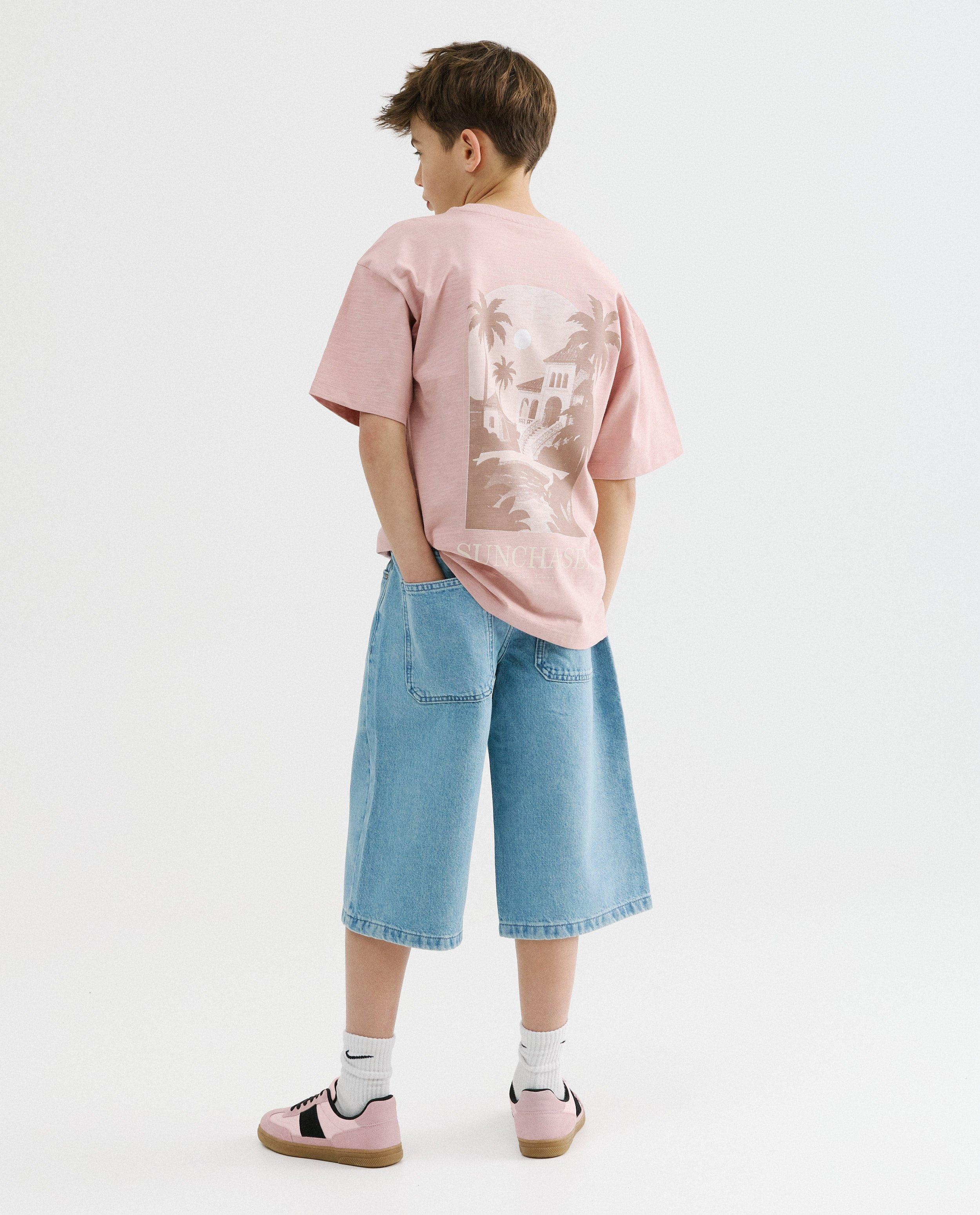 Blauwe jeansshort, loose fit - Product Detail - lichtblauw - afbeelding nummer 2