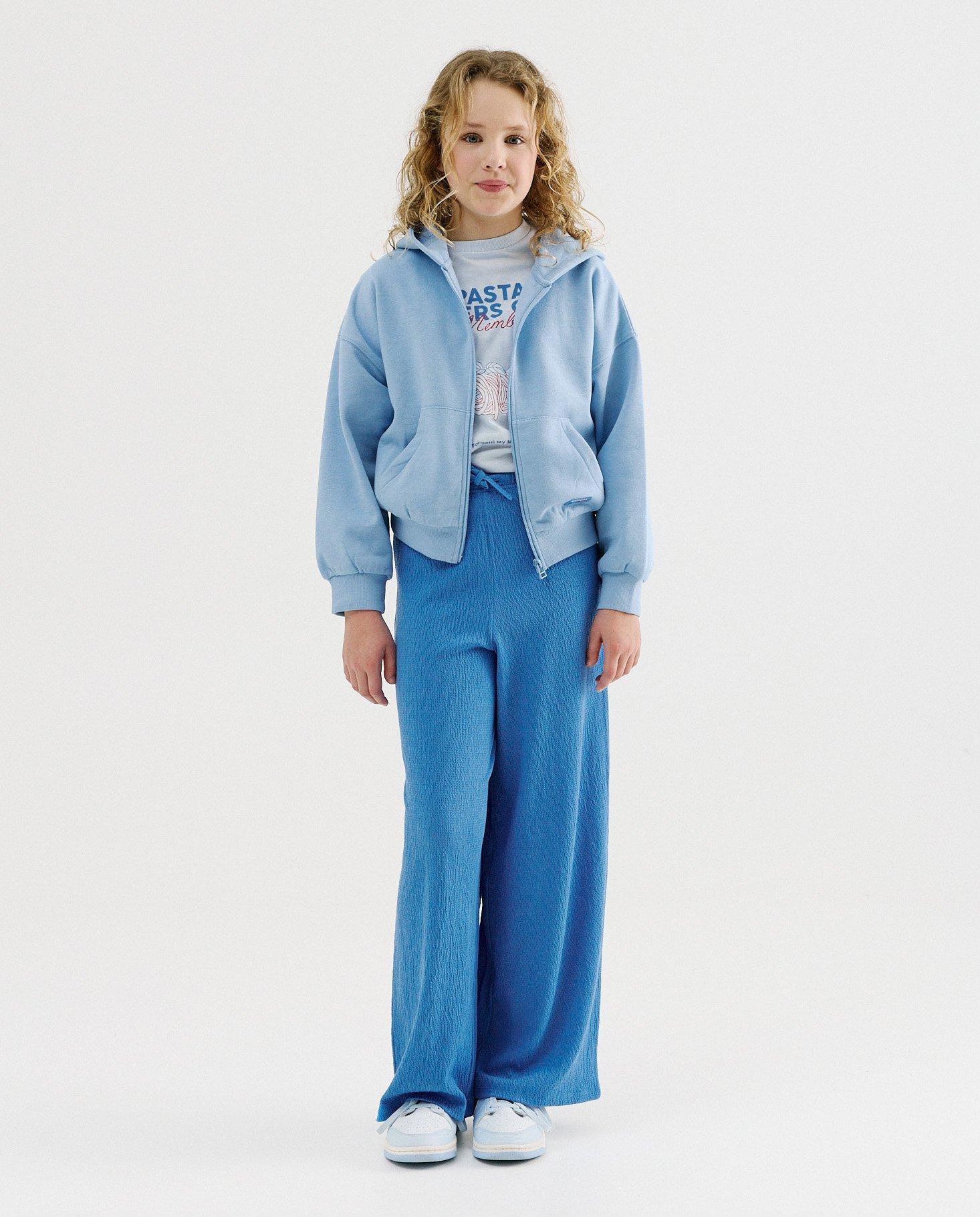 Sweat zipp&eacute; - D&eacute;tails du produit - bleu - image num&eacute;ro 2