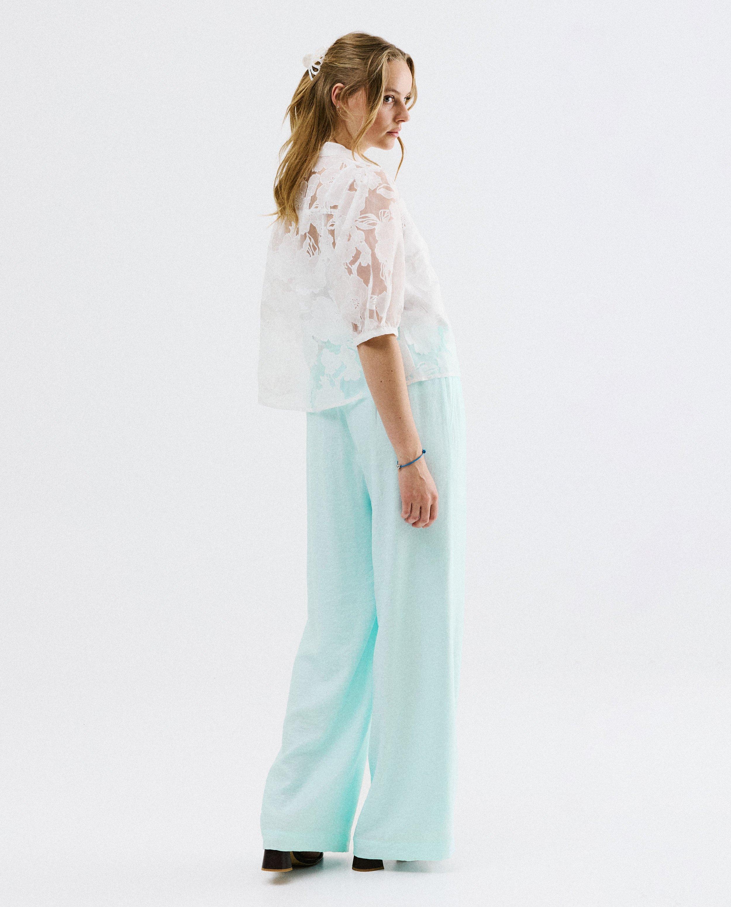 Pantalons - Pantalon vert clair