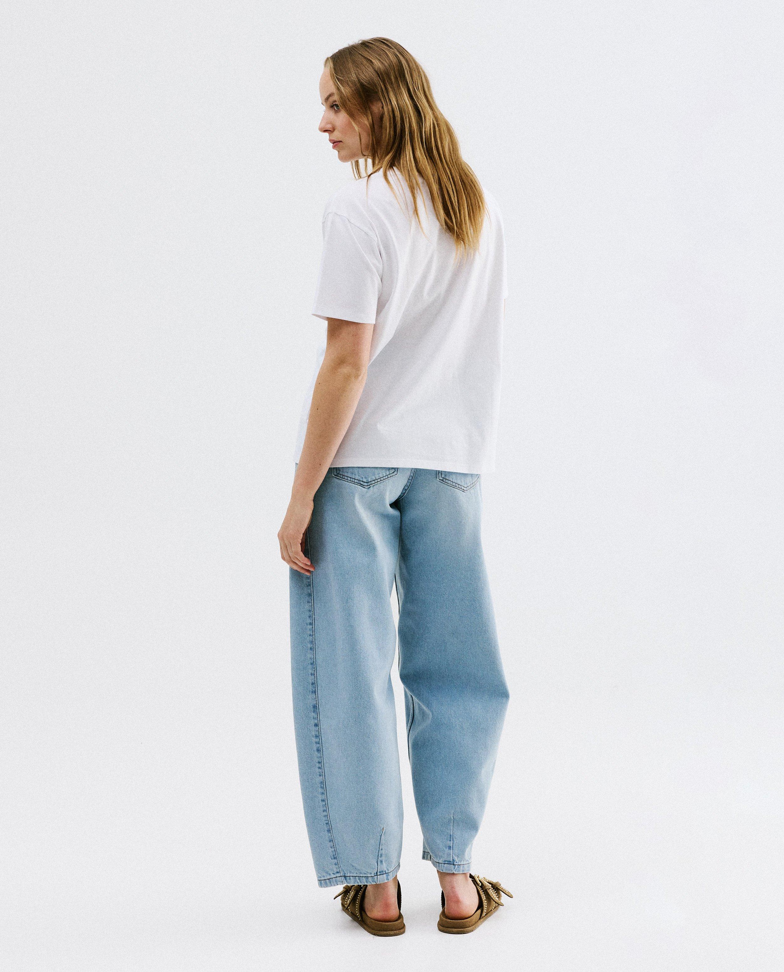 T-shirts - T-shirt met opschrift in reli&euml;f, XS-XXL