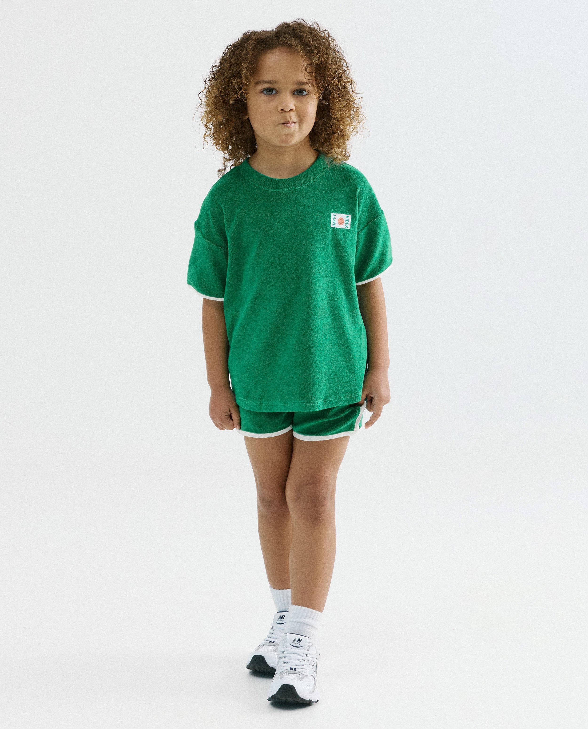 T-shirts - T-shirt van badstof, loose fit, 98-134