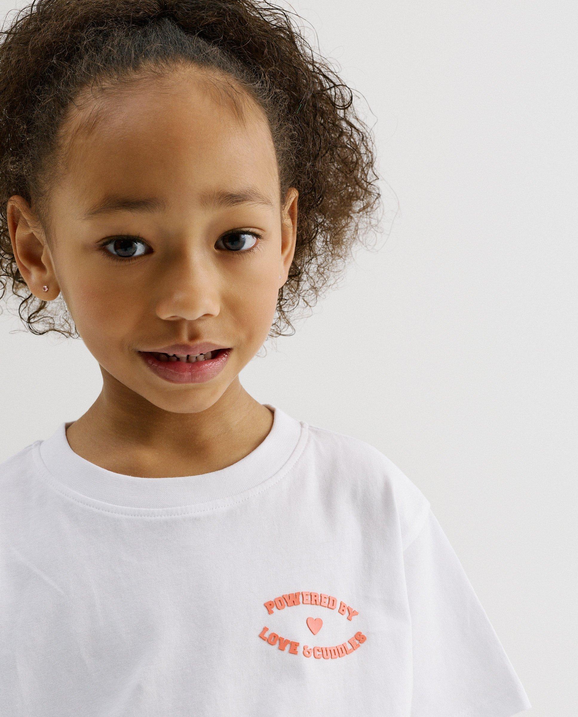 T-shirts - T-shirt met opschrift in reli&euml;f, loose fit, unisex, 98-134