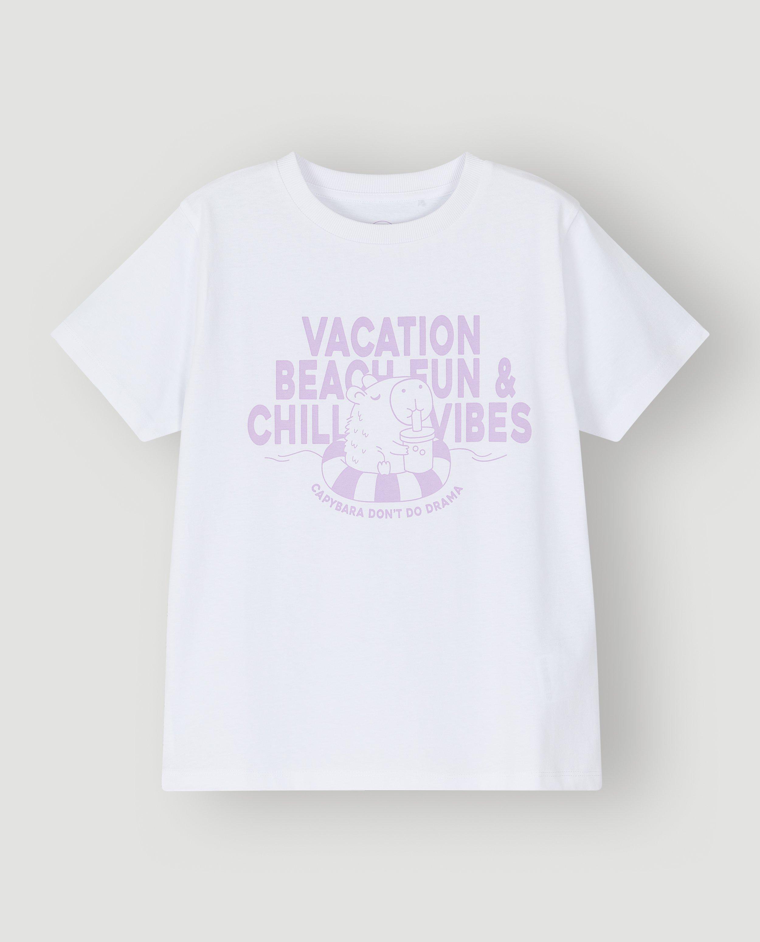 T-shirt met print, loose fit - Product Detail - paars - afbeelding nummer 4