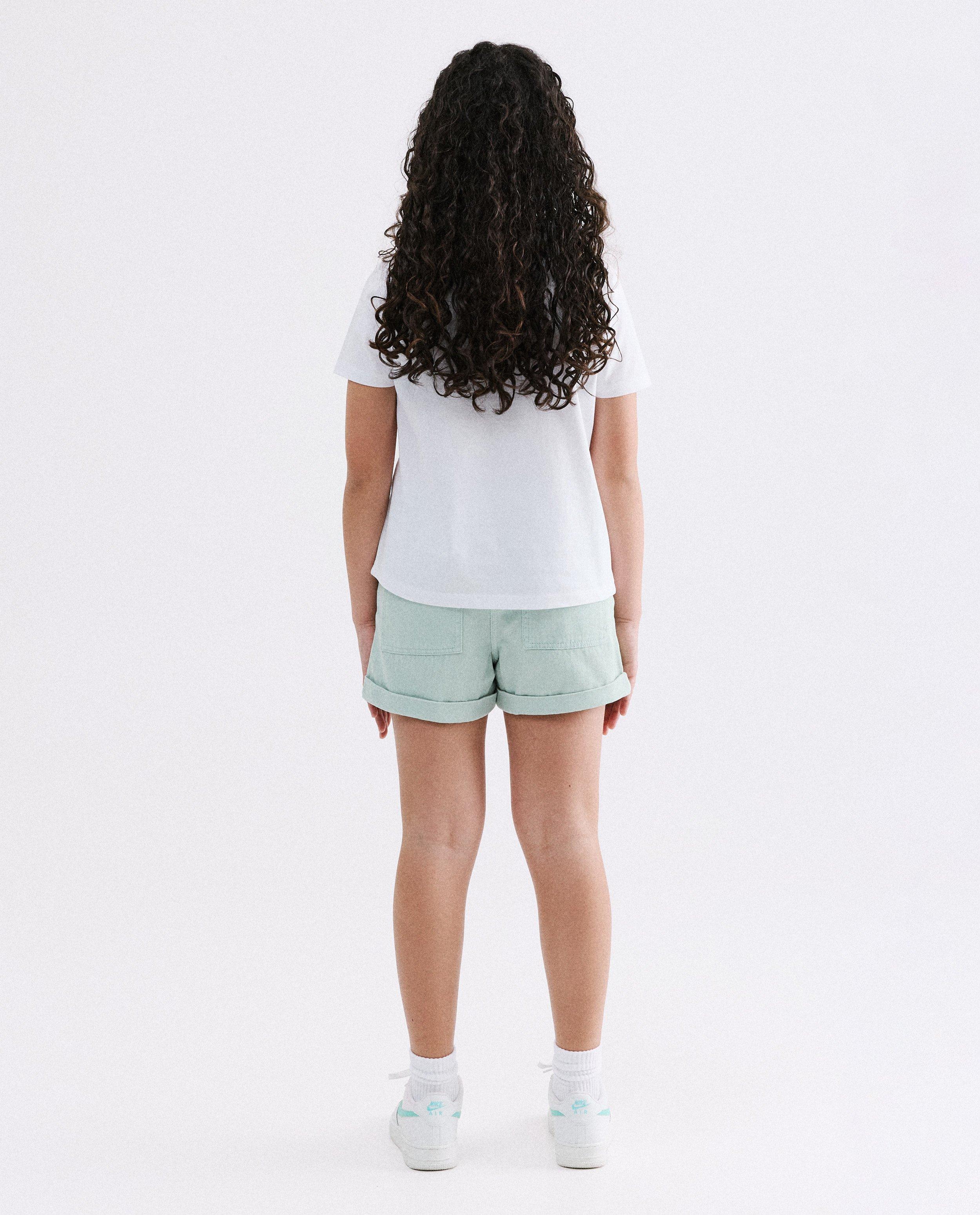 Short en jean - D&eacute;tails du produit - vert clair - image num&eacute;ro 2
