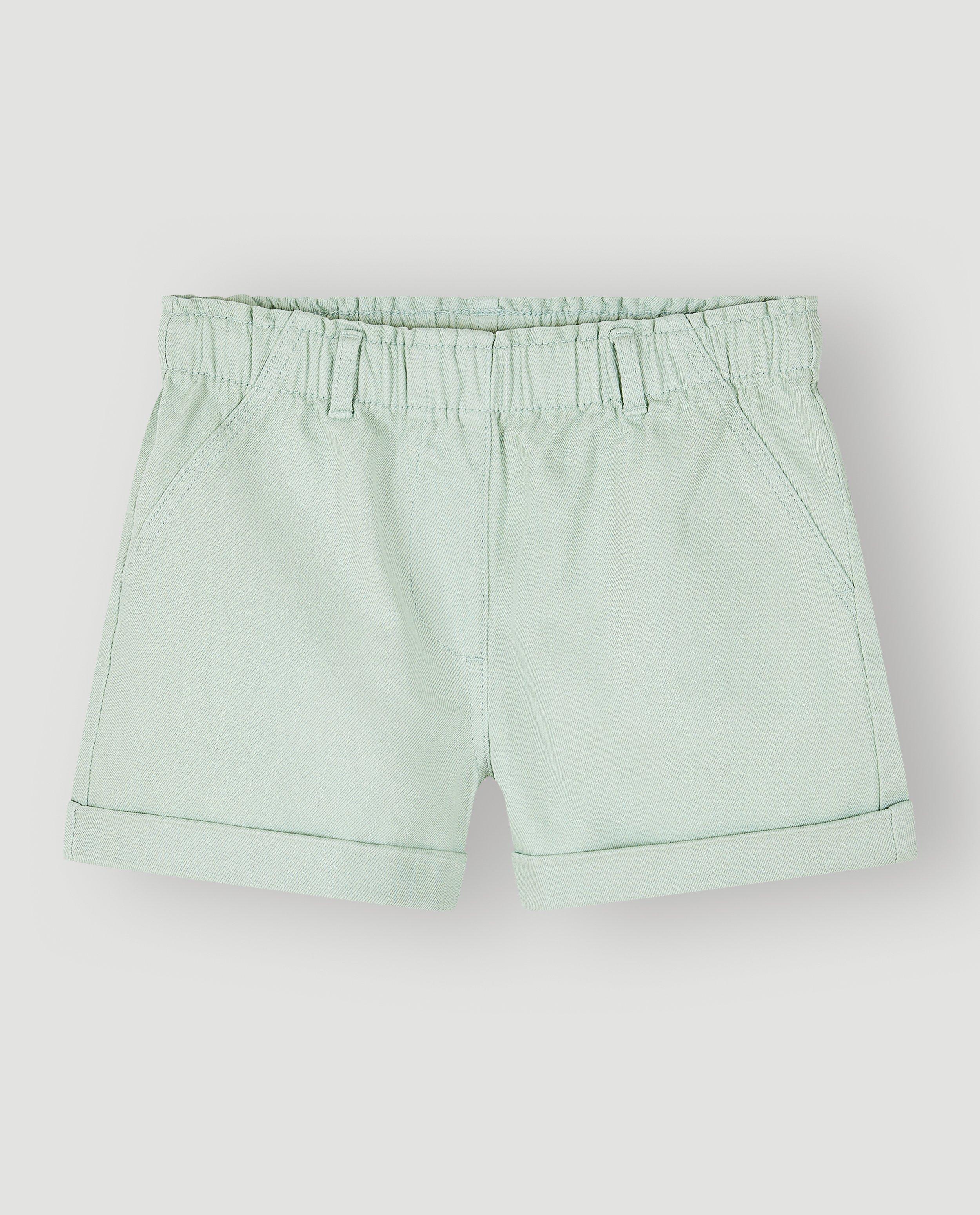 Short en jean - D&eacute;tails du produit - vert clair - image num&eacute;ro 4