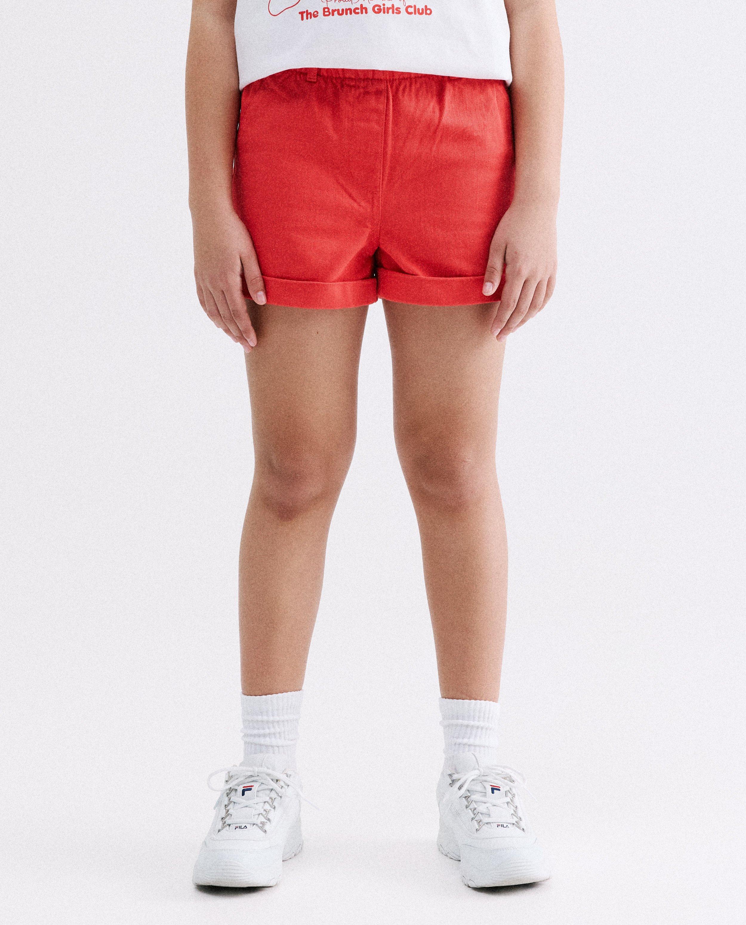 Rode jeansshort - Product Detail - rood - afbeelding nummer 3