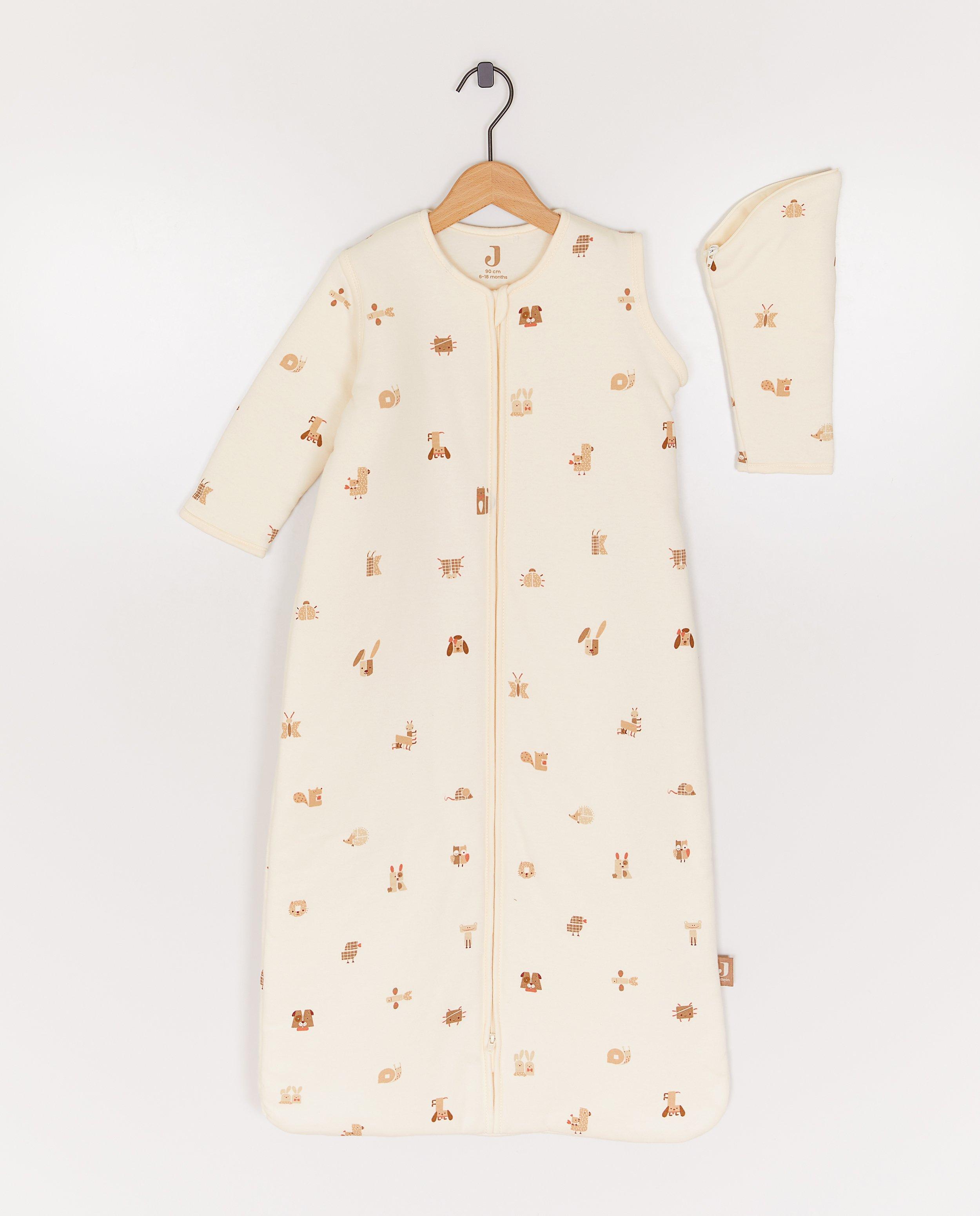 Nachtkleding - Slaapzak met afritsbare mouwen (90 cm), TOG 3.5