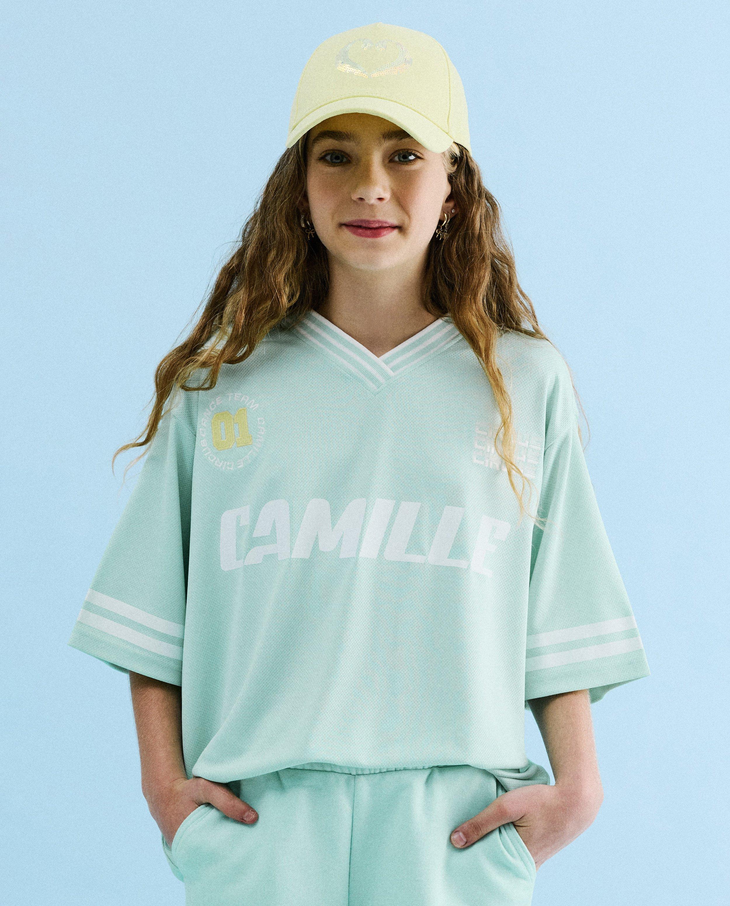 Mesh T-shirt met backprint, 116-164 - Product Detail - lichtgroen - afbeelding nummer 2