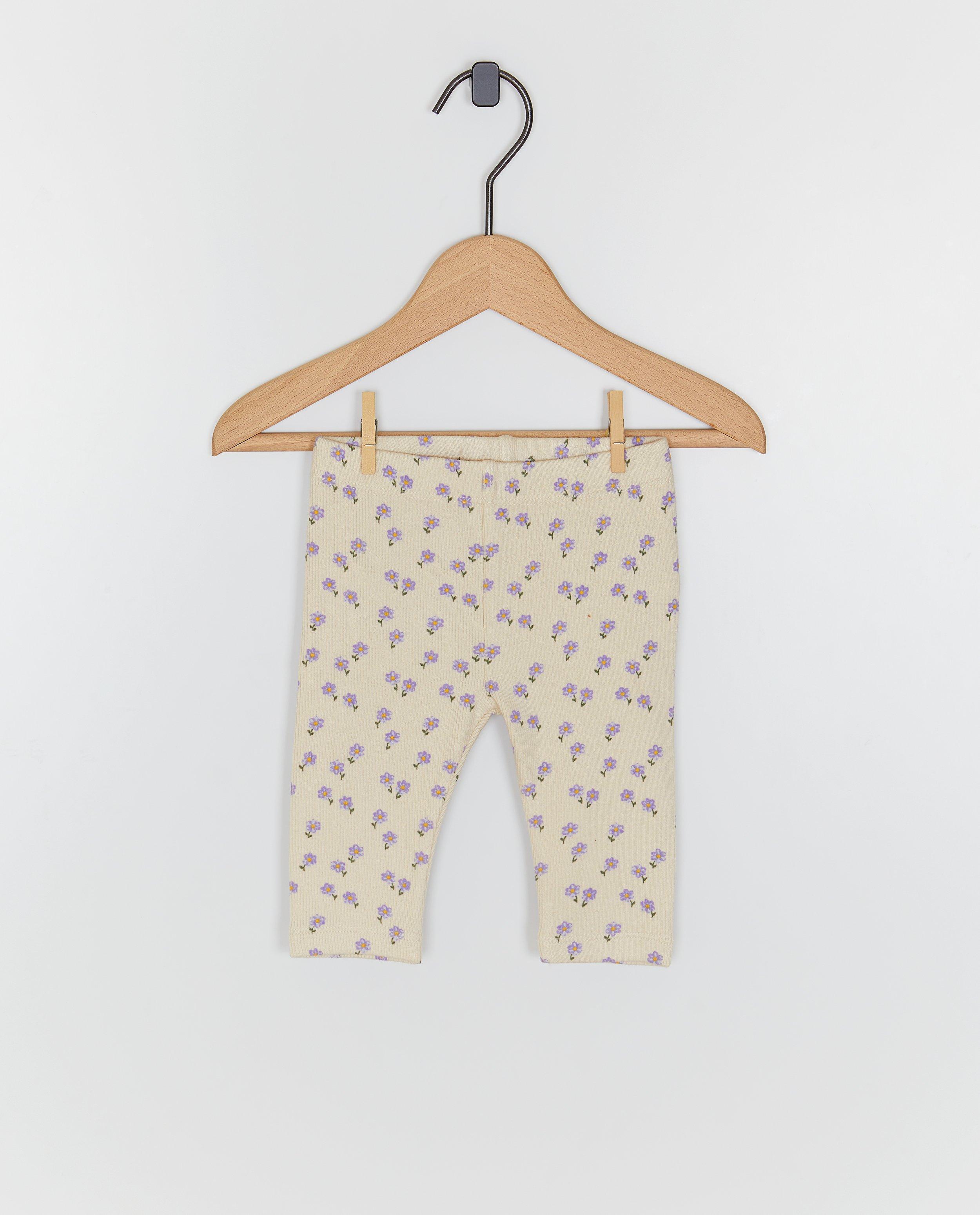 Legging met fijn ribpatroon - Product Detail - wit - afbeelding nummer 1