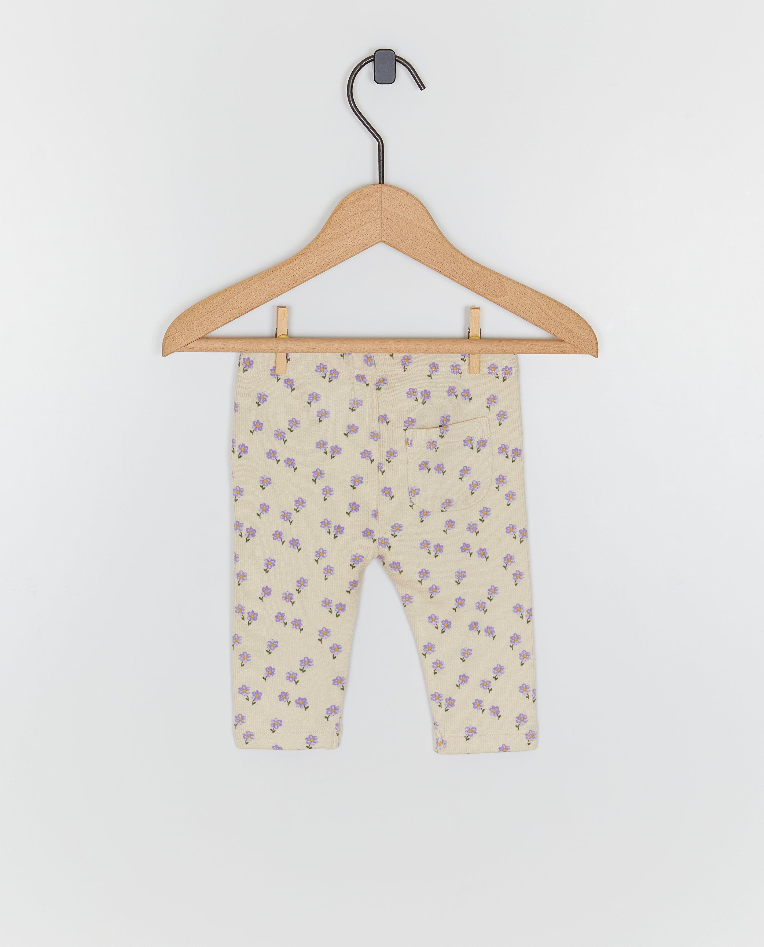 Legging met fijn ribpatroon - Product Detail - wit - afbeelding nummer 2