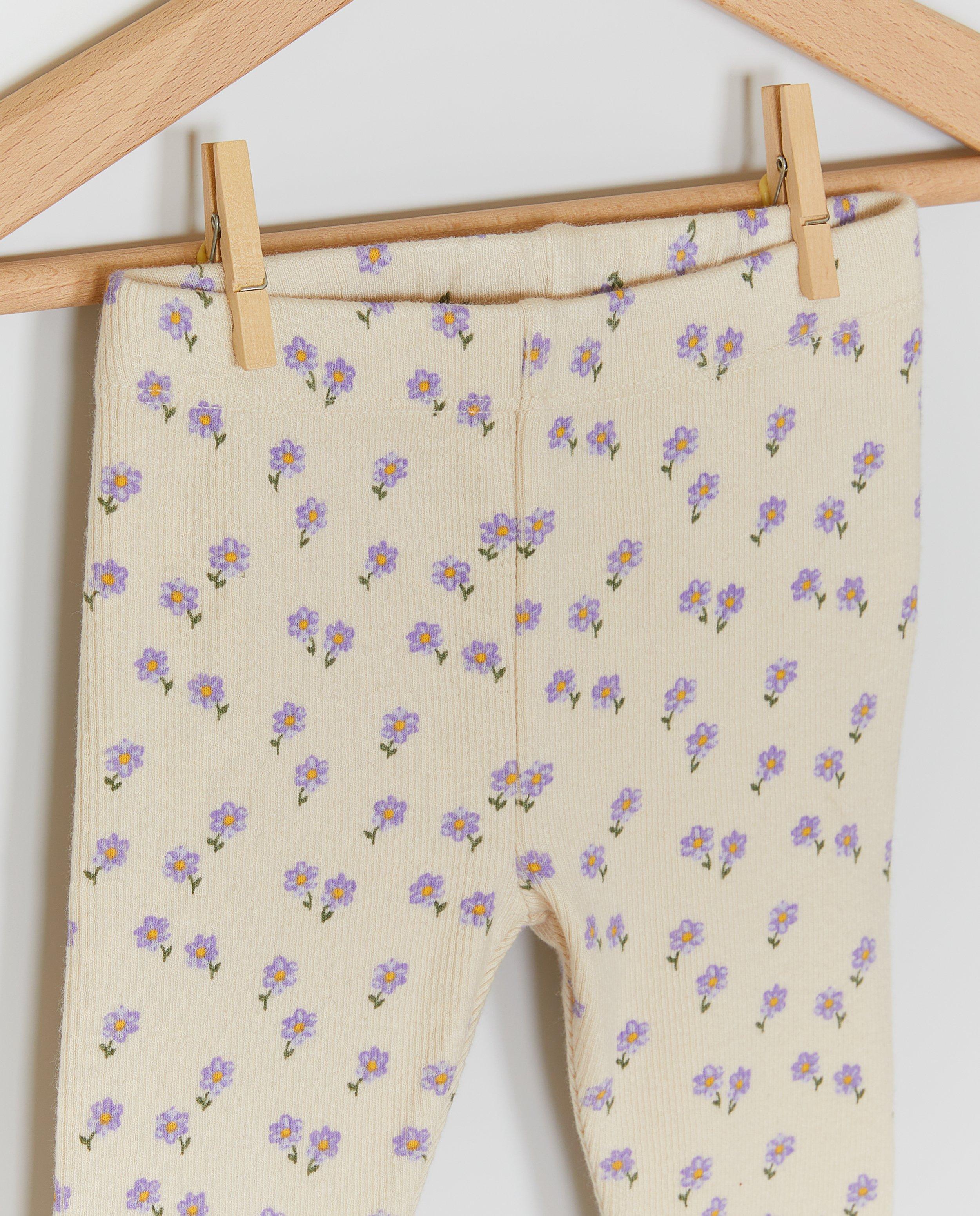 Legging met fijn ribpatroon - Product Detail - wit - afbeelding nummer 3