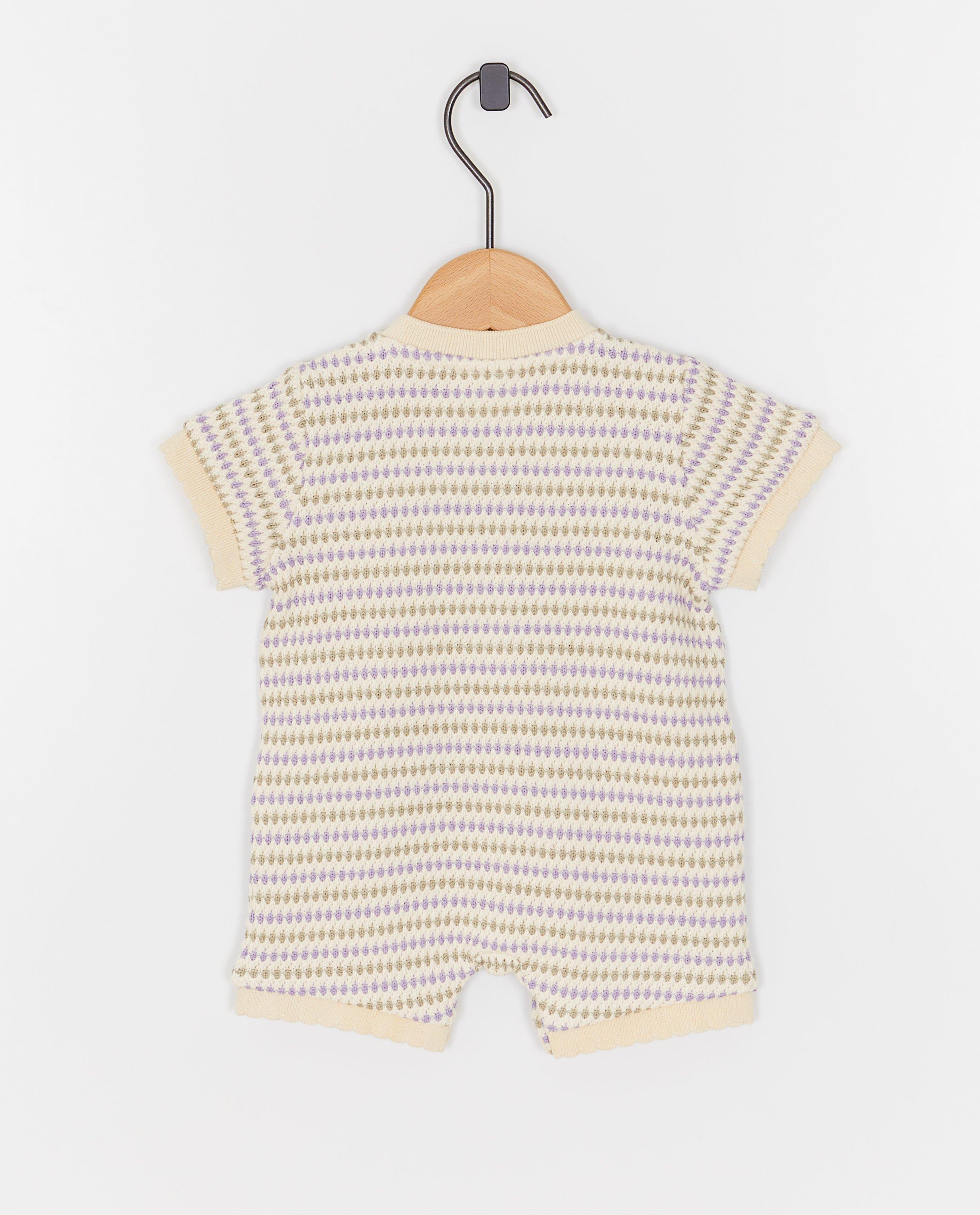 Crochet kruippakje met ajour - Product Detail - paars - afbeelding nummer 2