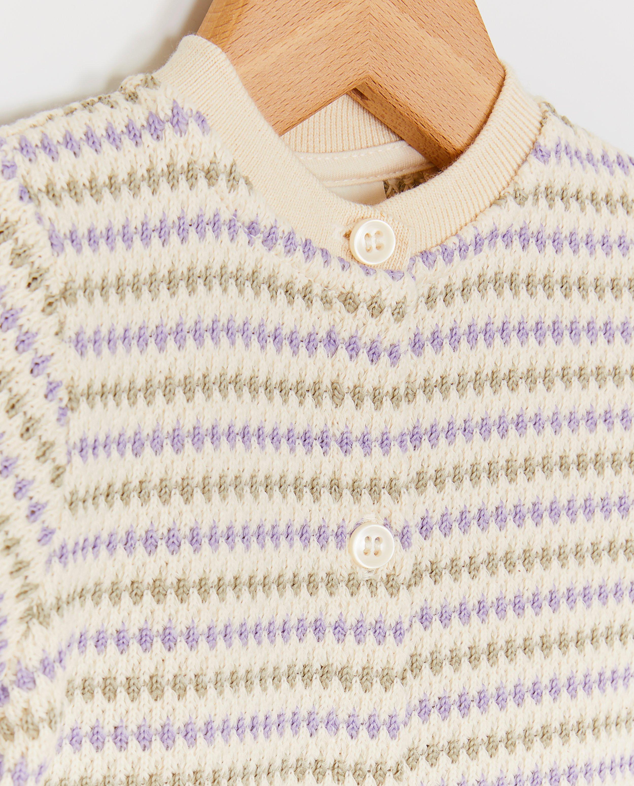 Crochet kruippakje met ajour - Product Detail - paars - afbeelding nummer 3