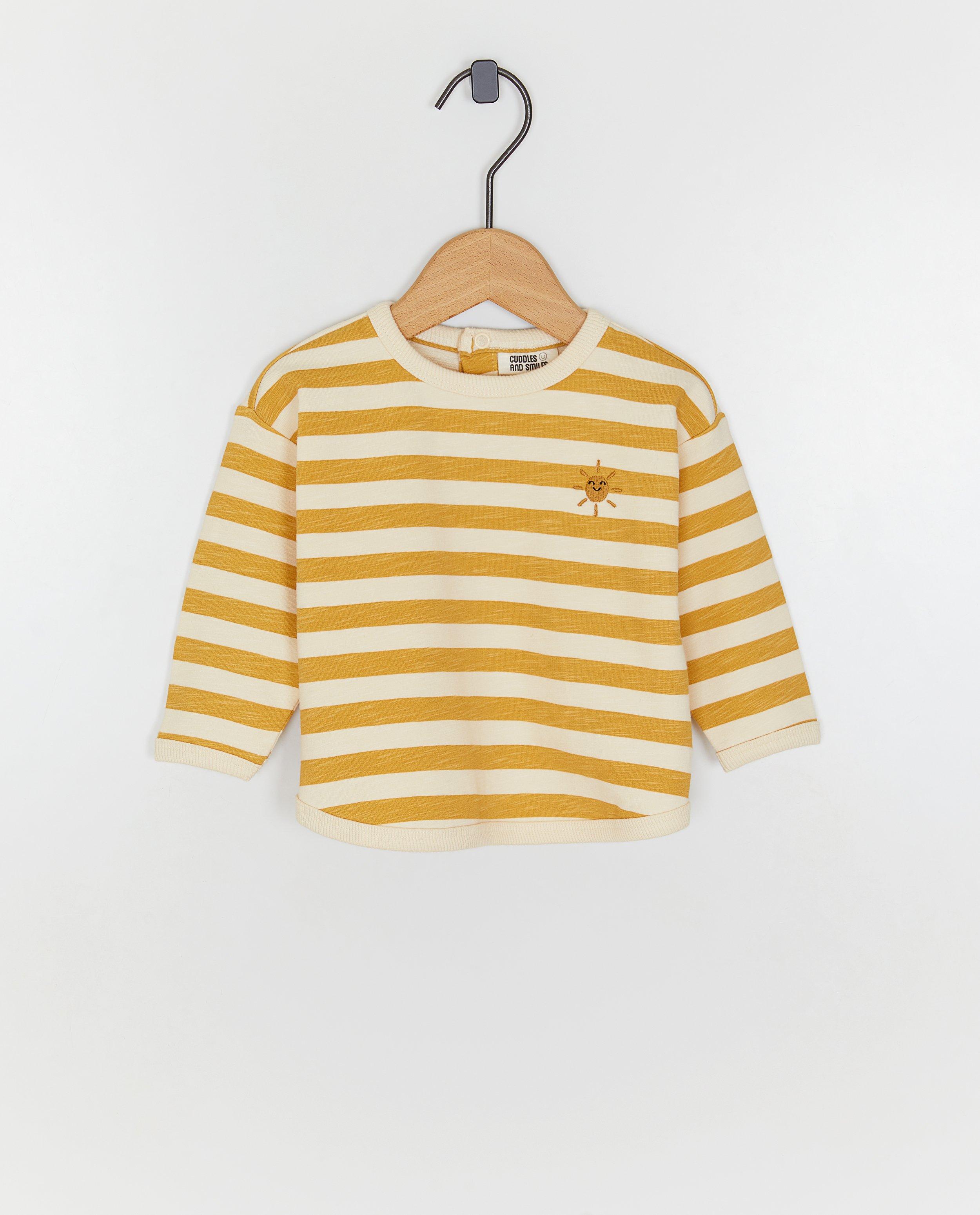 Sweater met geborduurde zon - Product Detail - geel - afbeelding nummer 1