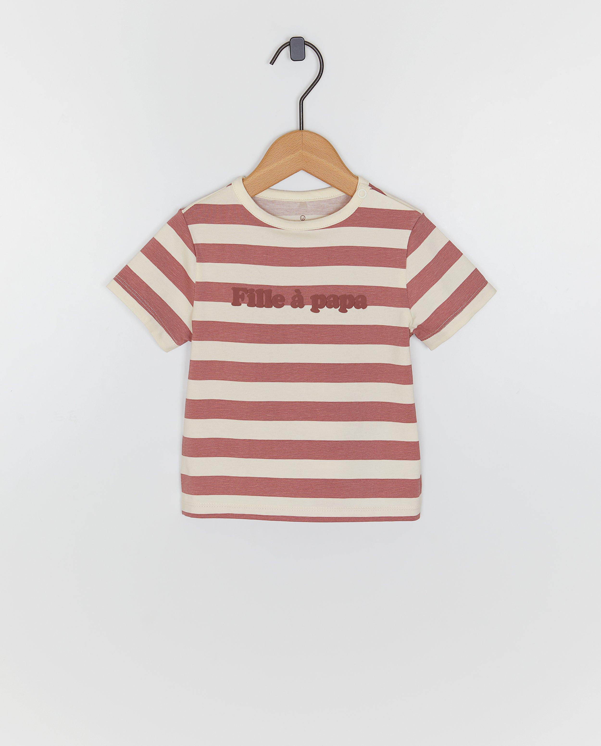 T-shirt Fille &agrave; papa, regular fit - Product Detail - roze - afbeelding nummer 1