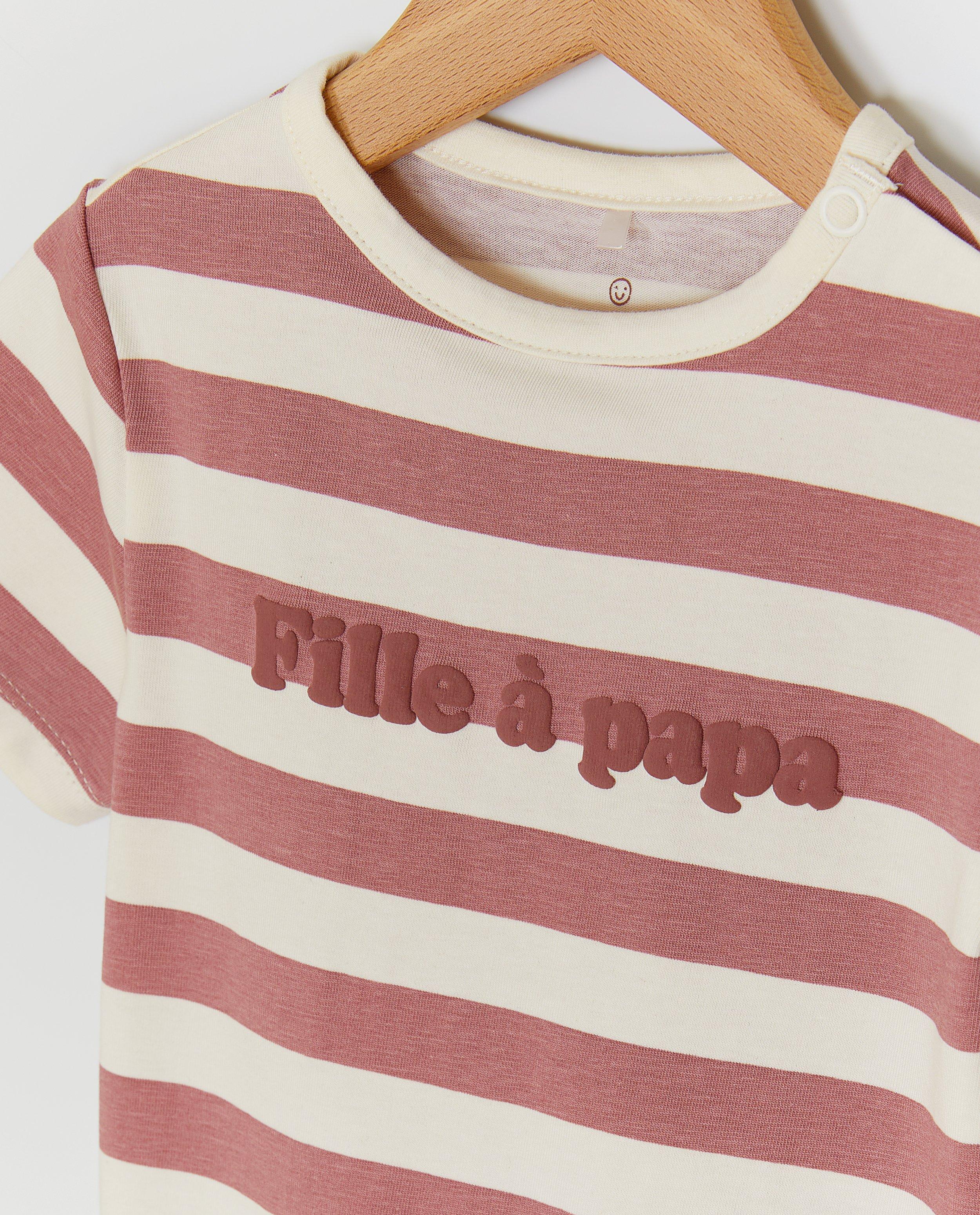 T-shirt Fille &agrave; papa, regular fit - Product Detail - roze - afbeelding nummer 3