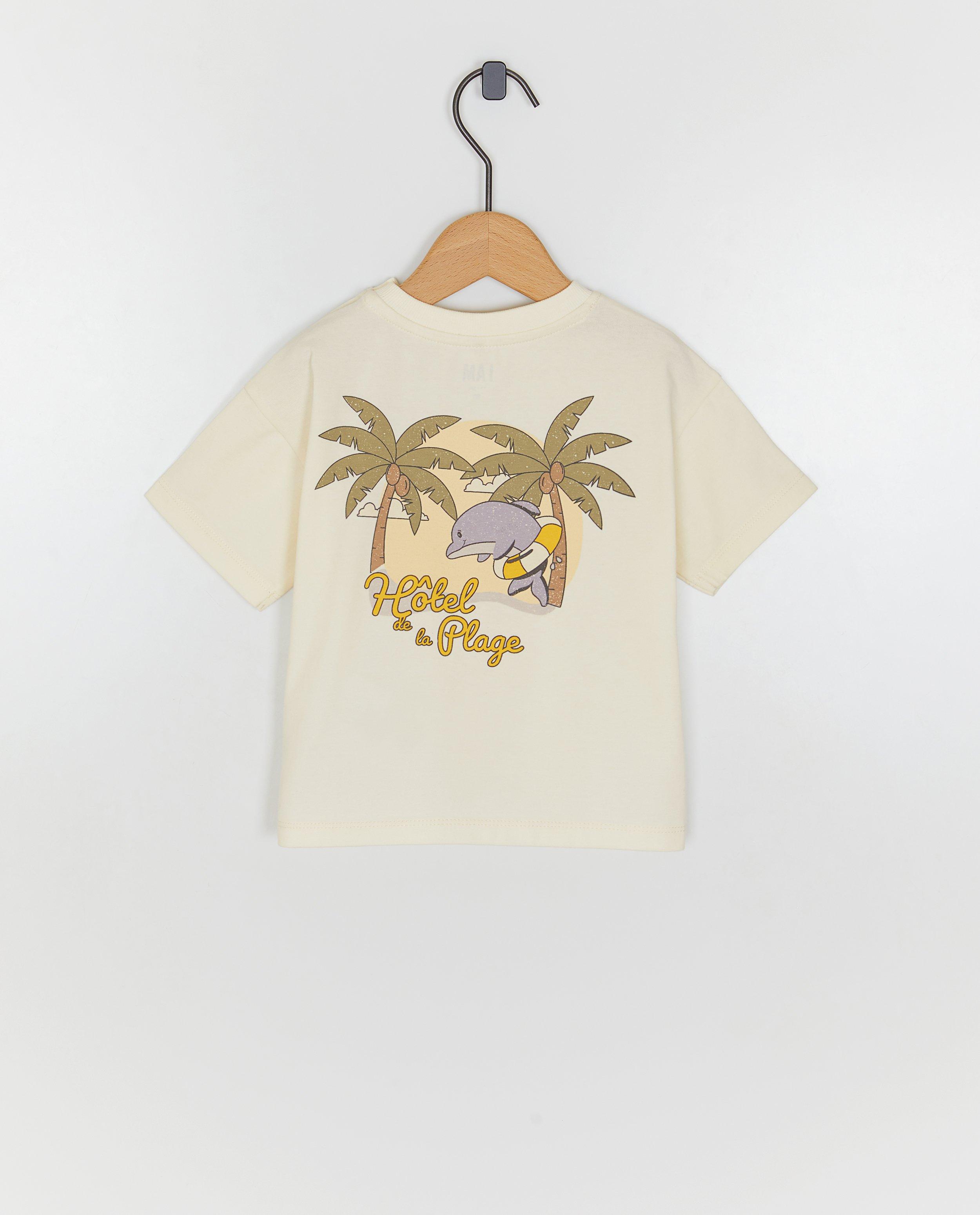 Biokatoenen T-shirt,, unisex, 62-98 - Product Detail - wit - afbeelding nummer 2