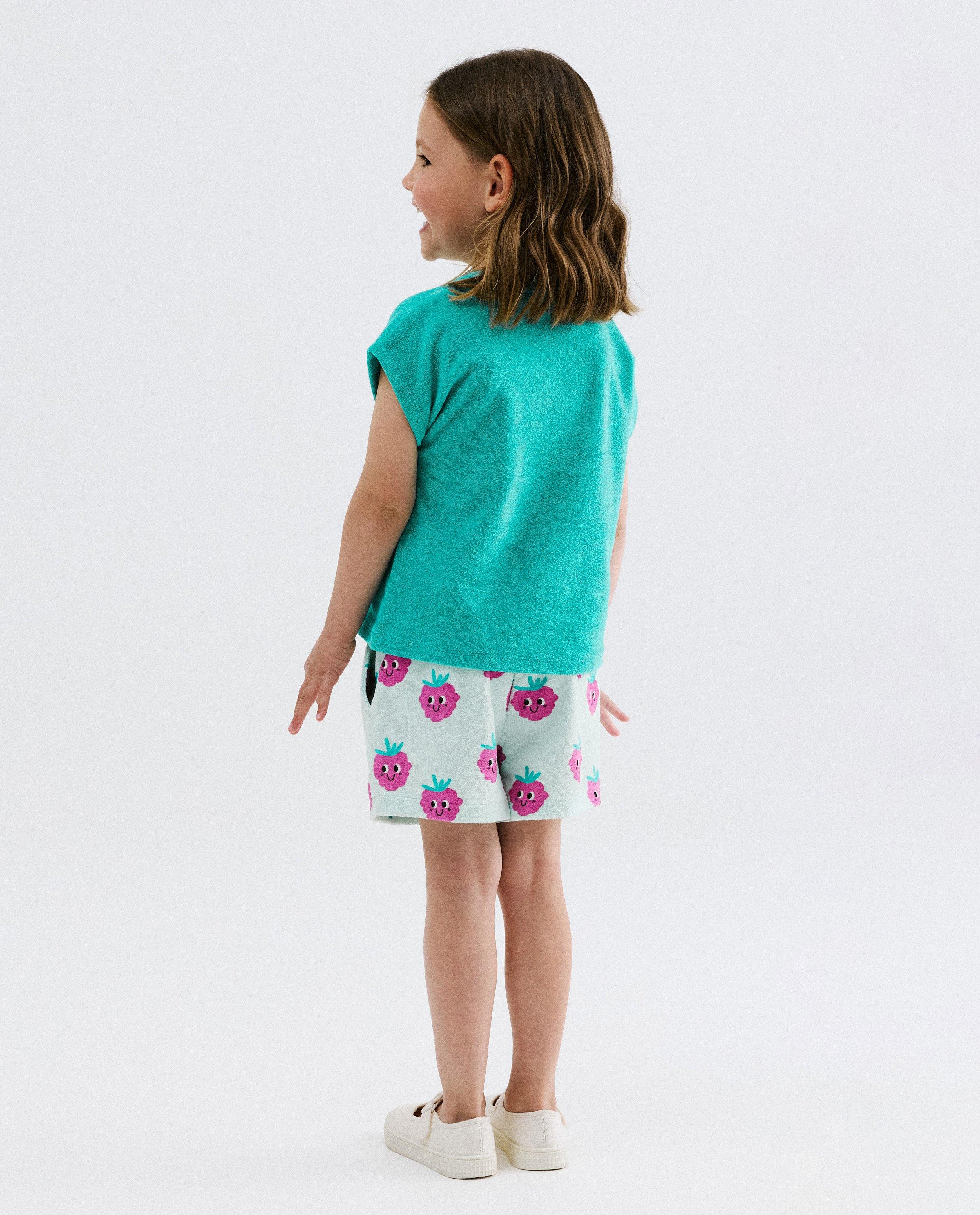 Badstof short met print - Product Detail - lichtgroen - afbeelding nummer 2