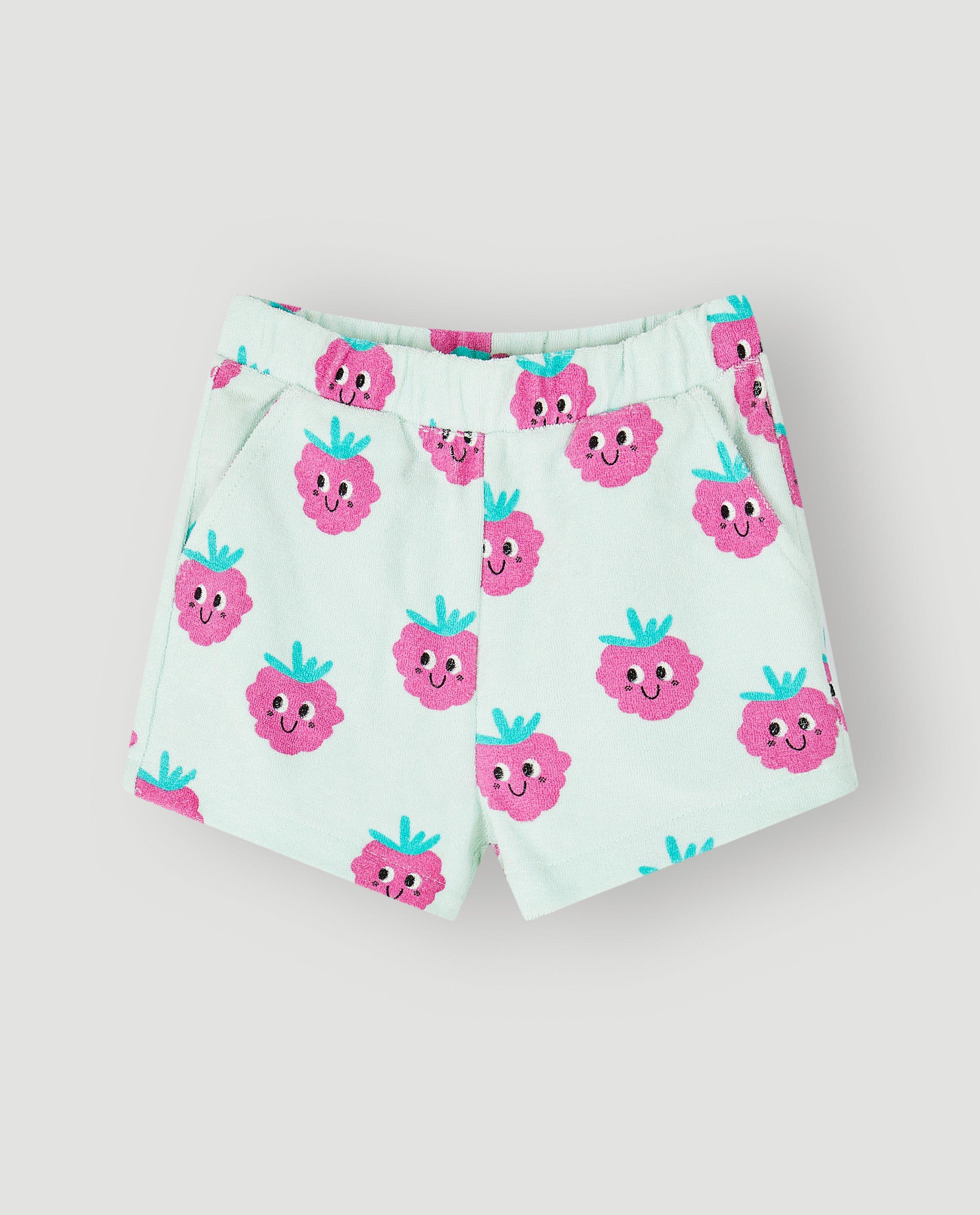 Badstof short met print - Product Detail - lichtgroen - afbeelding nummer 4