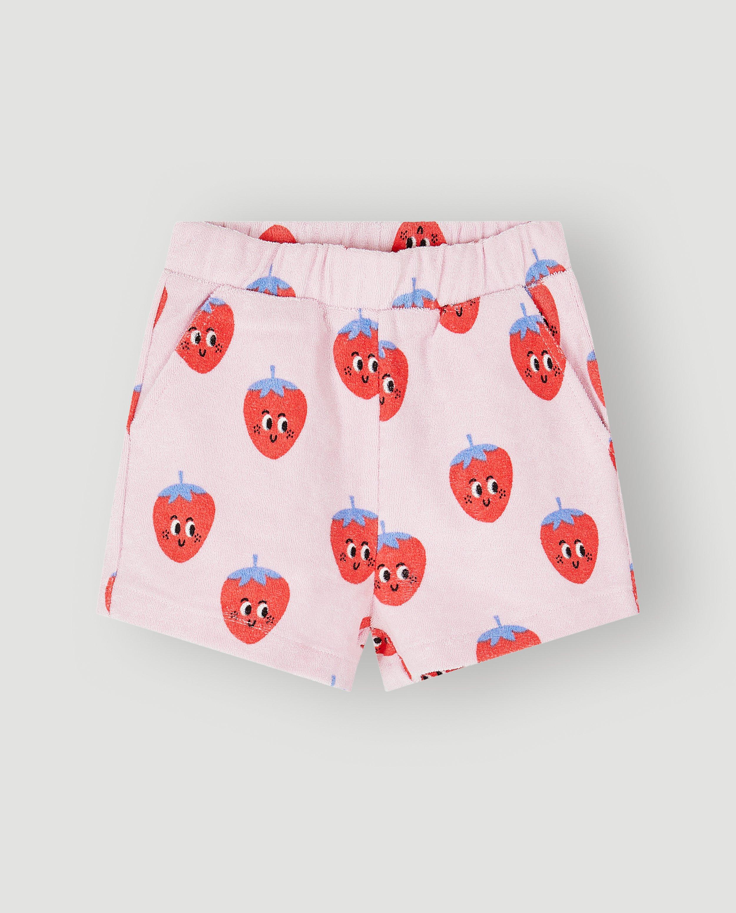 Badstof short met print - Product Detail - lichtroze - afbeelding nummer 4