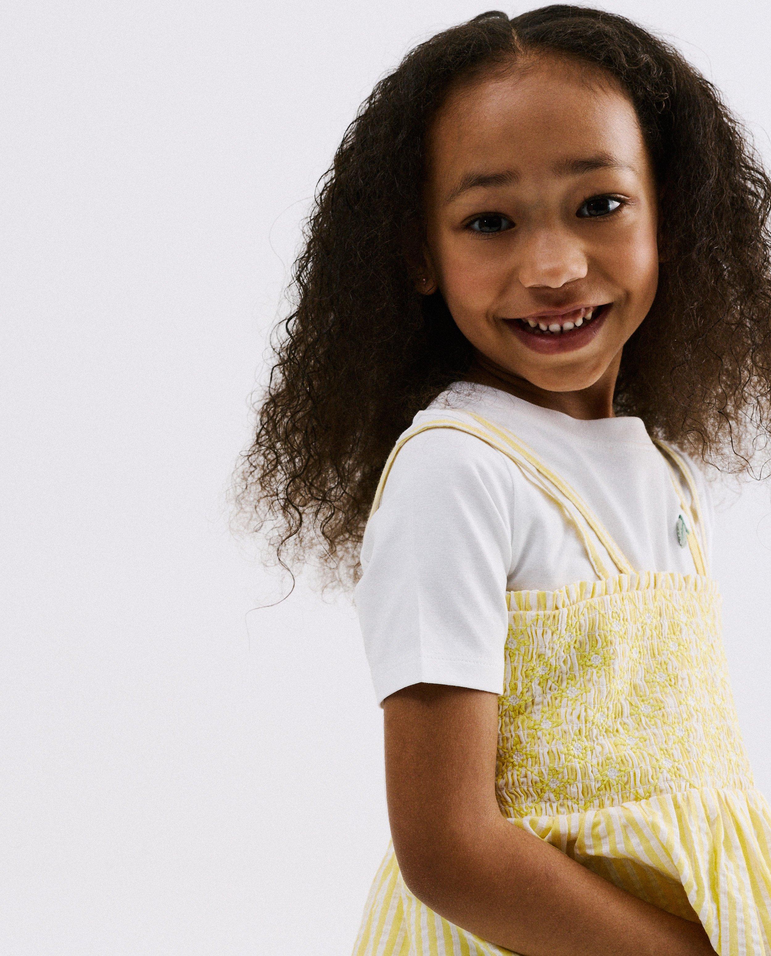 Jurk met fijne strepen - Product Detail - geel - afbeelding nummer 3