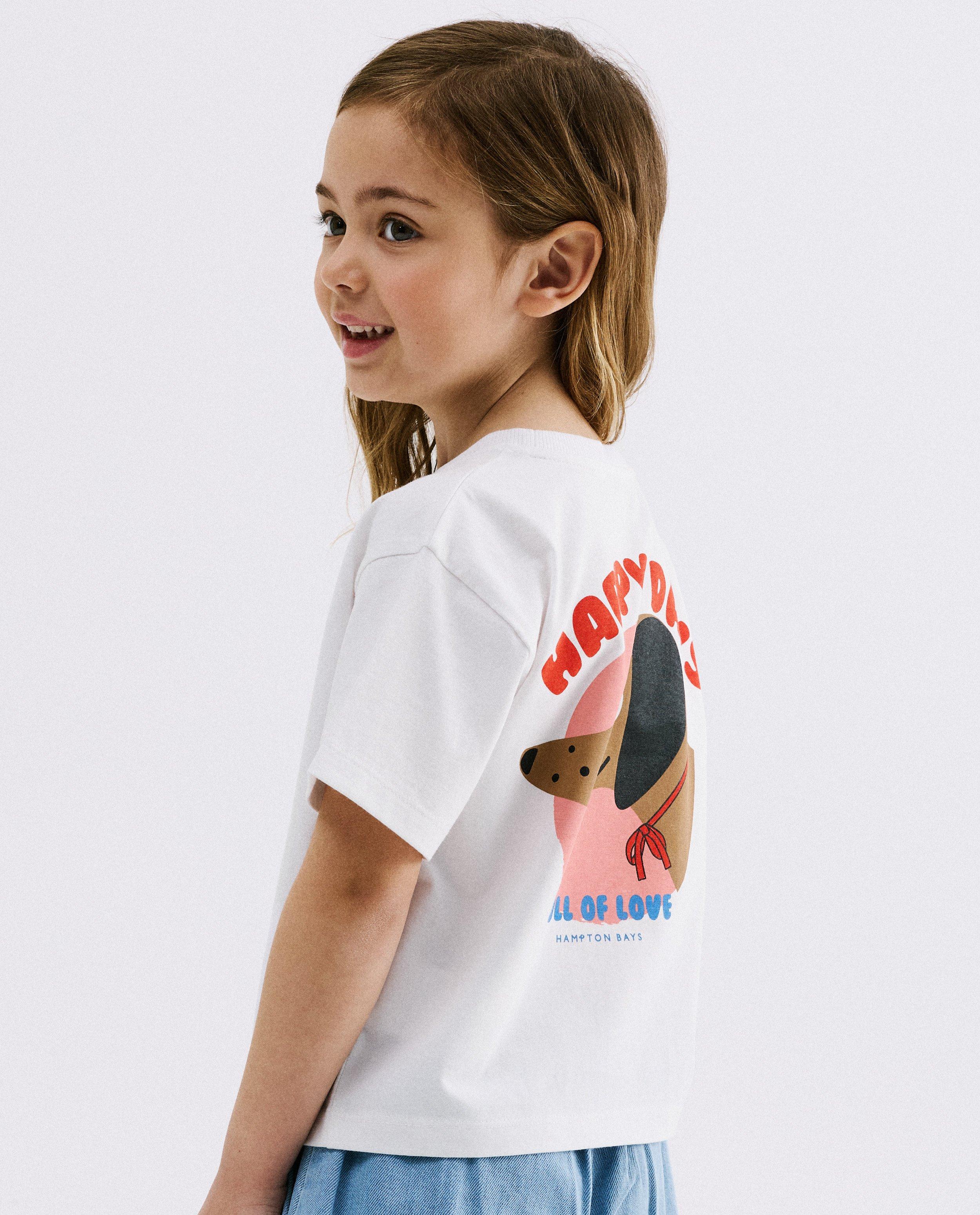 T-shirt met backprint, relaxed fit - Product Detail - wit - afbeelding nummer 4