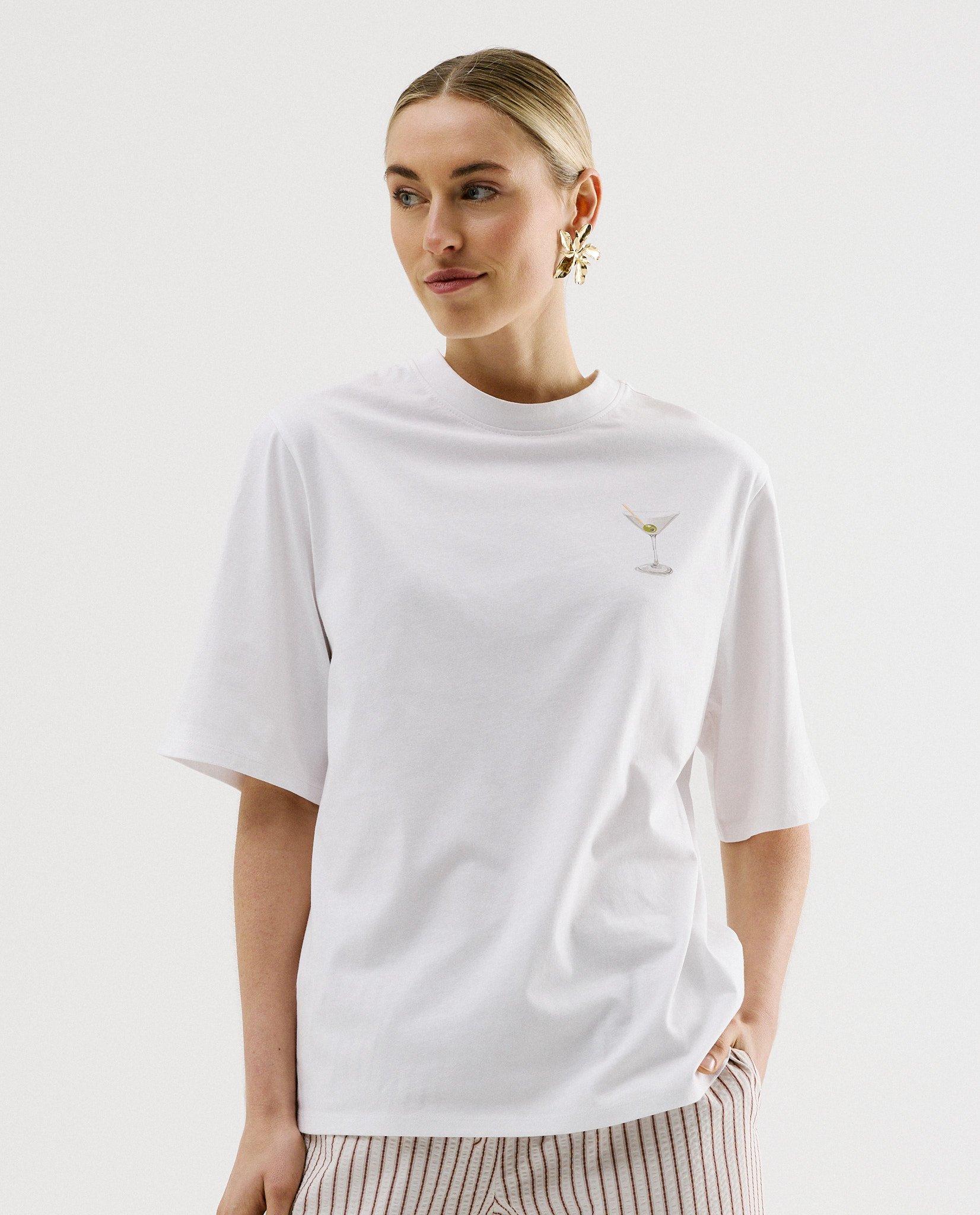 T-shirt avec imprim&eacute; au dos - D&eacute;tails du produit - blanc - image num&eacute;ro 2