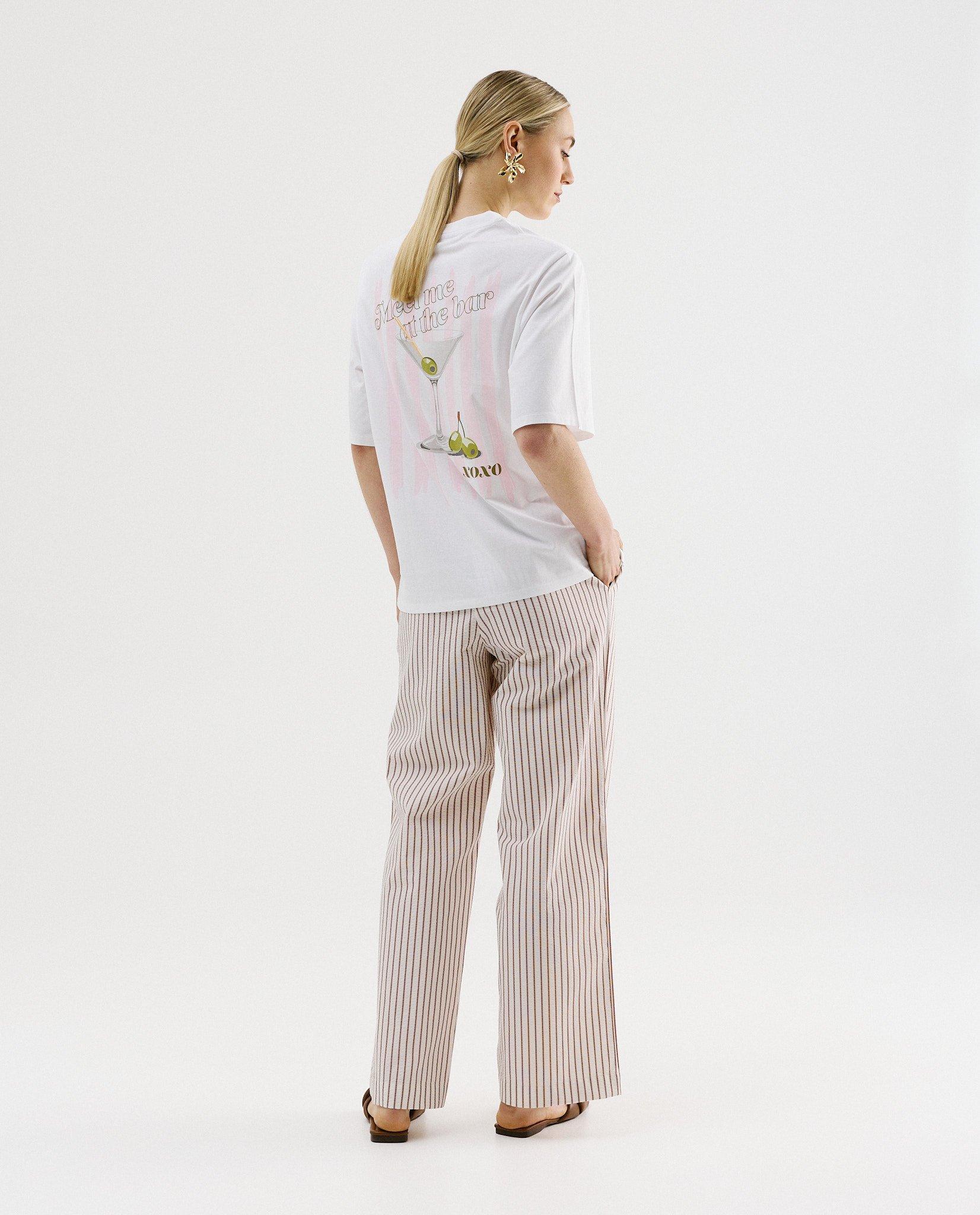 T-shirt met backprint, oversized fit - Product Detail - wit - afbeelding nummer 3