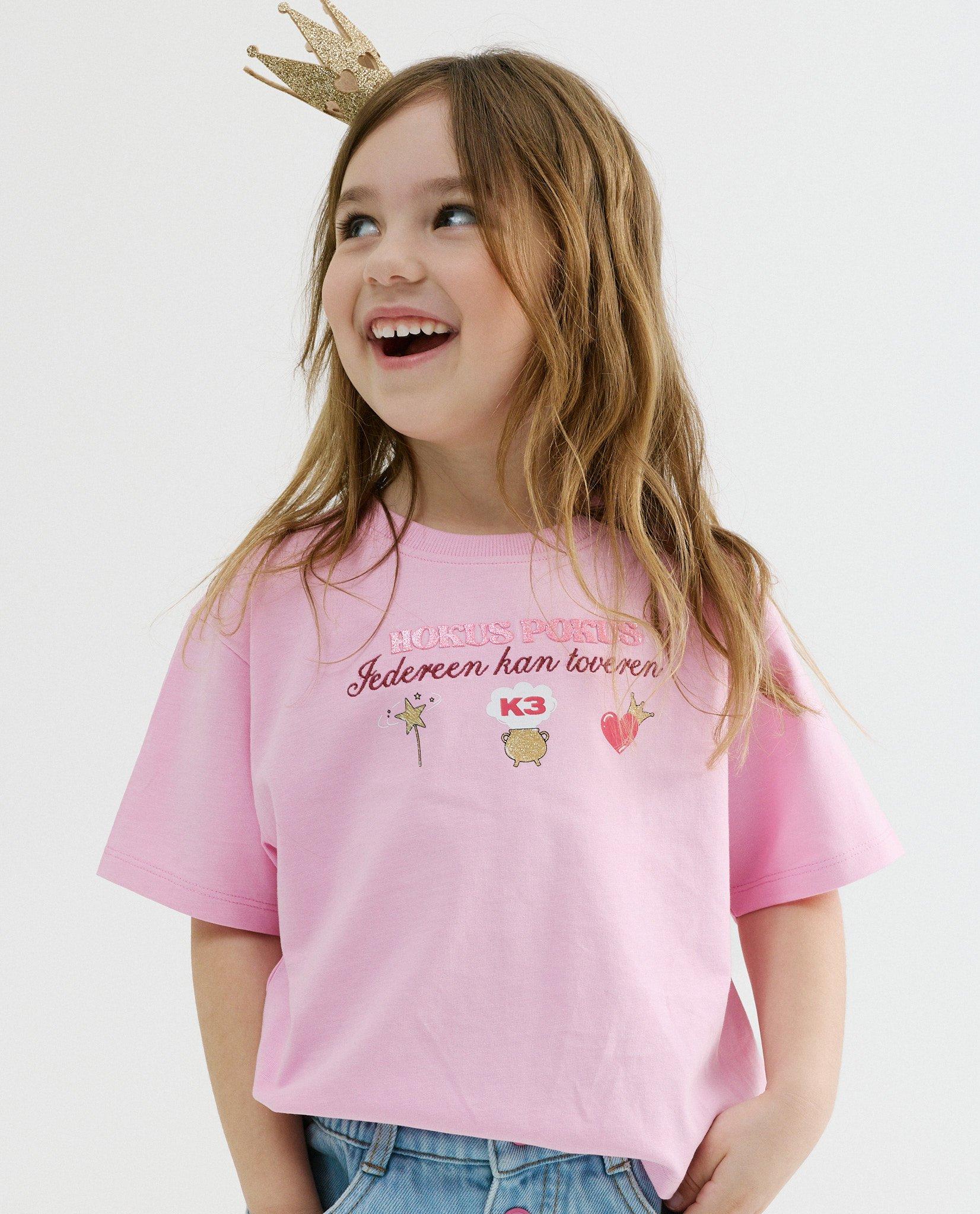 T-shirt met opschrift, loose fit - Product Detail - lichtroze - afbeelding nummer 1